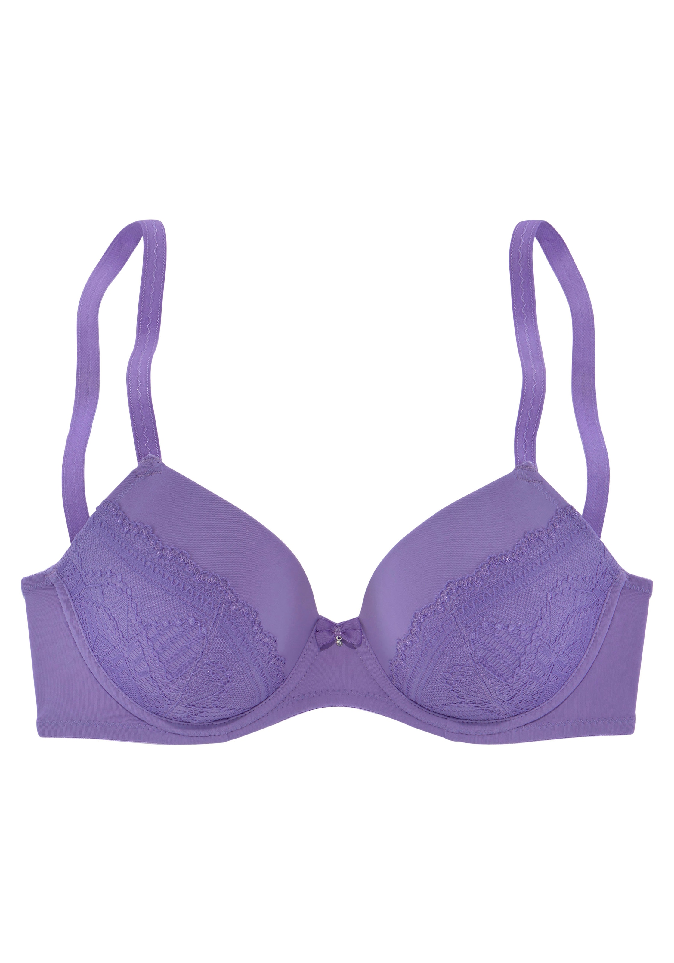 LASCANA Schalen-BH »Tiziana«, mit nahtlosen Cups und feiner Spitze, Dessous