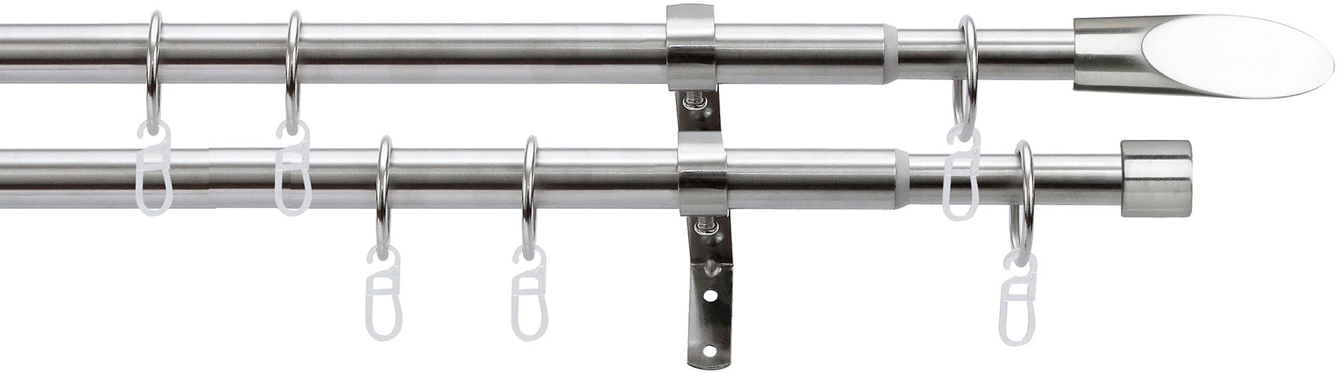 Image of indeko Gardinenstange »Marbella Ø19/22mm«, 2 läufig-läufig, Fixmass bei Ackermann Versand Schweiz