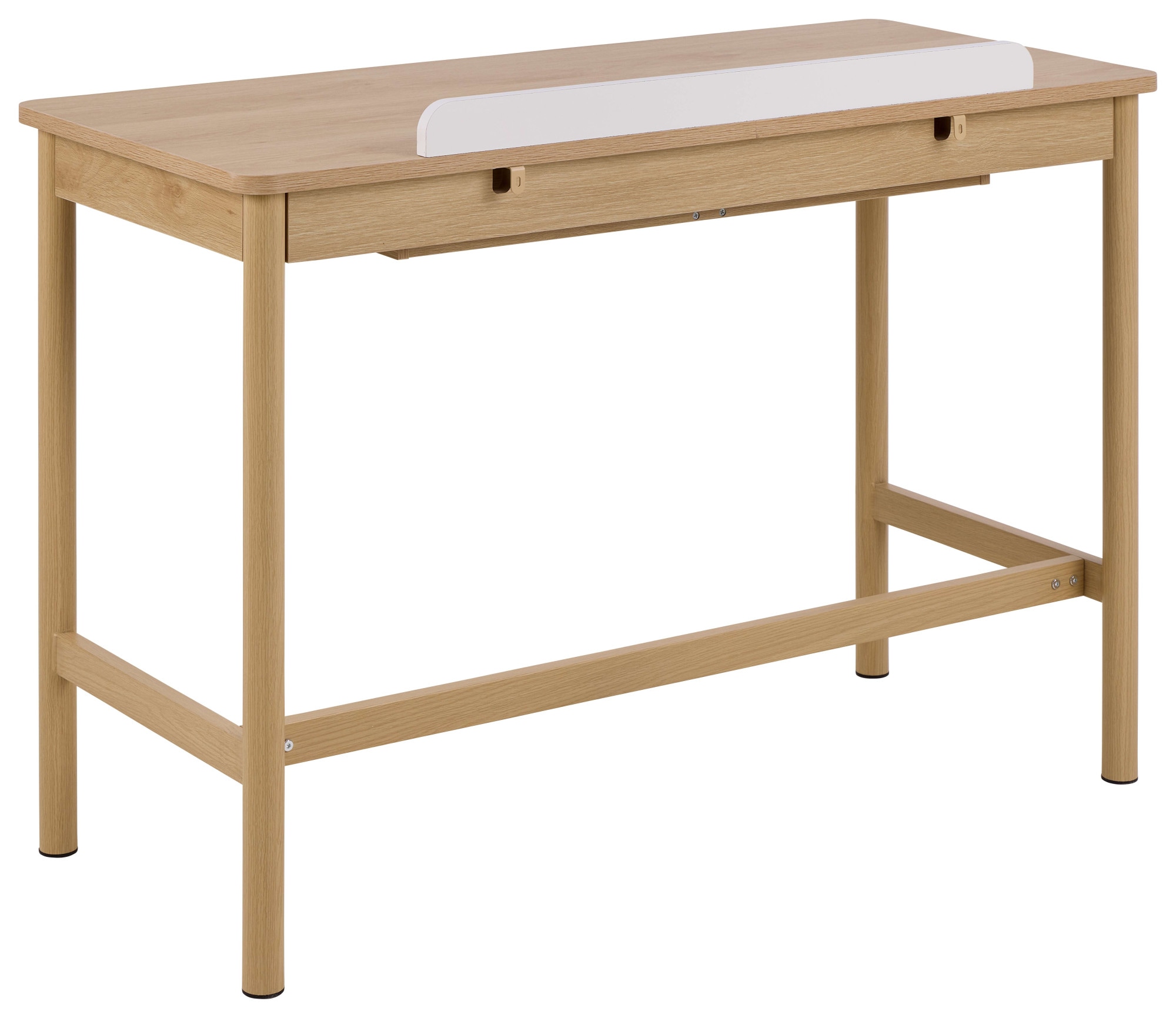 Image of ACTONA GROUP Schreibtisch "Alpena, Arbeitstisch, Bürotisch, Tisch" Breite 120 cm, skandinavischer Stil, Holzoptik, beige, Schublade, FSC™