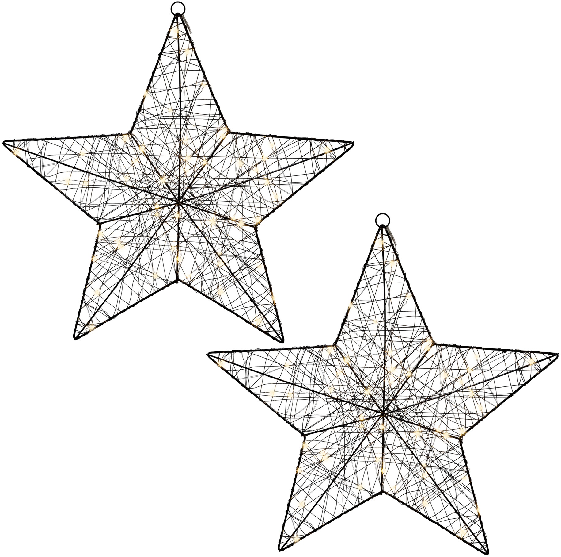 Image of Creativ light LED Stern, 2 St., 2er Set, mit 30 LEDs, 6h Timerfunktion bei Ackermann Versand Schweiz