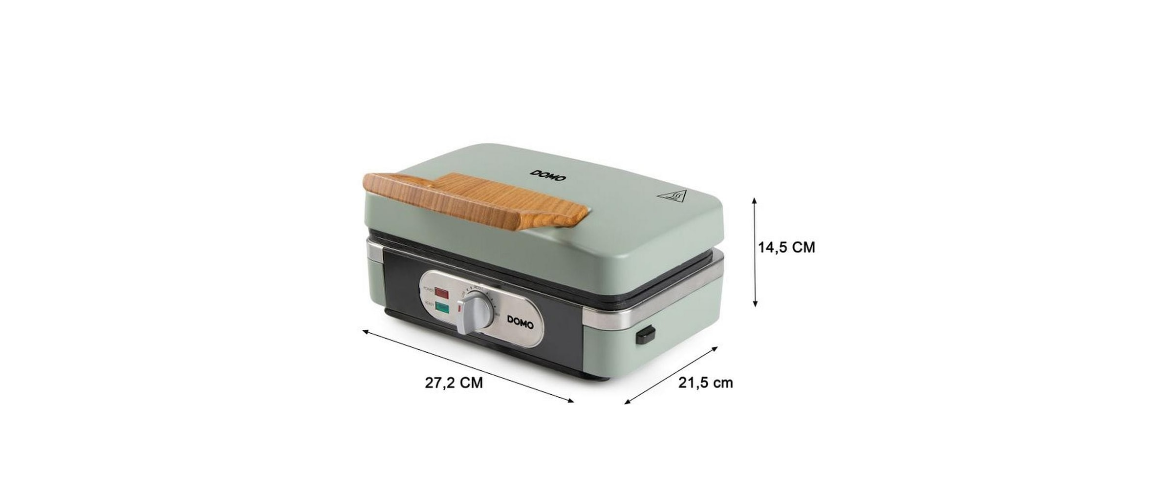 Domo Gaufrier combiné 3 en 1 »DO9276C , Mint« 1100 W