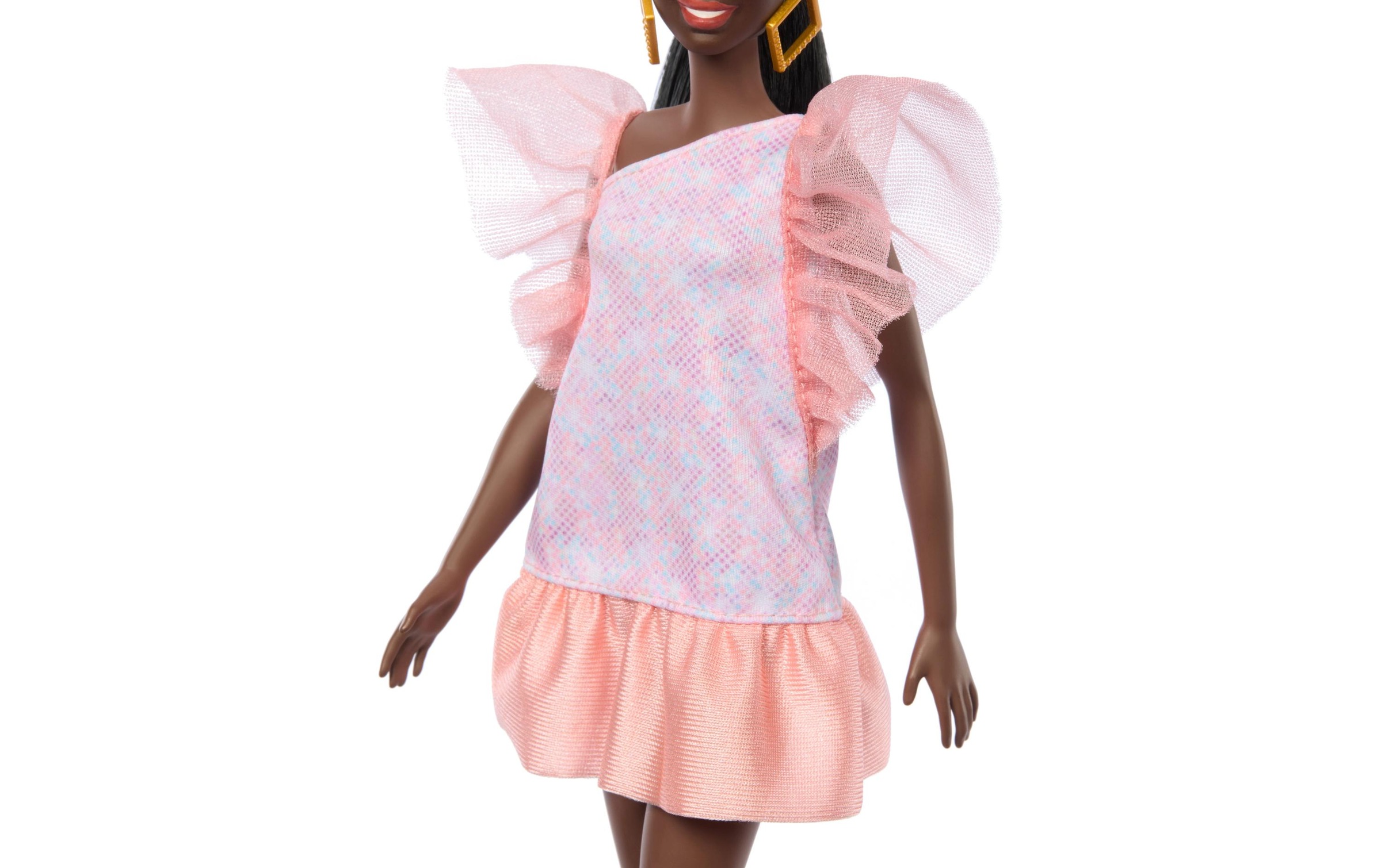 Barbie Anziehpuppe »Fashionista Peach Puffy Dress«