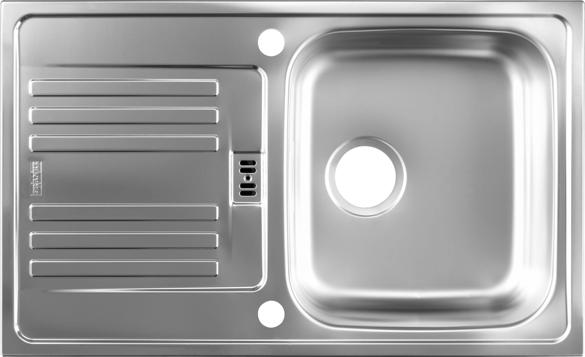 HELD MÖBEL Küchenzeile und 330 gleich E-Geräte, ohne cm, Kühlschrank für Breite »Kehl«, Geschirrspüler