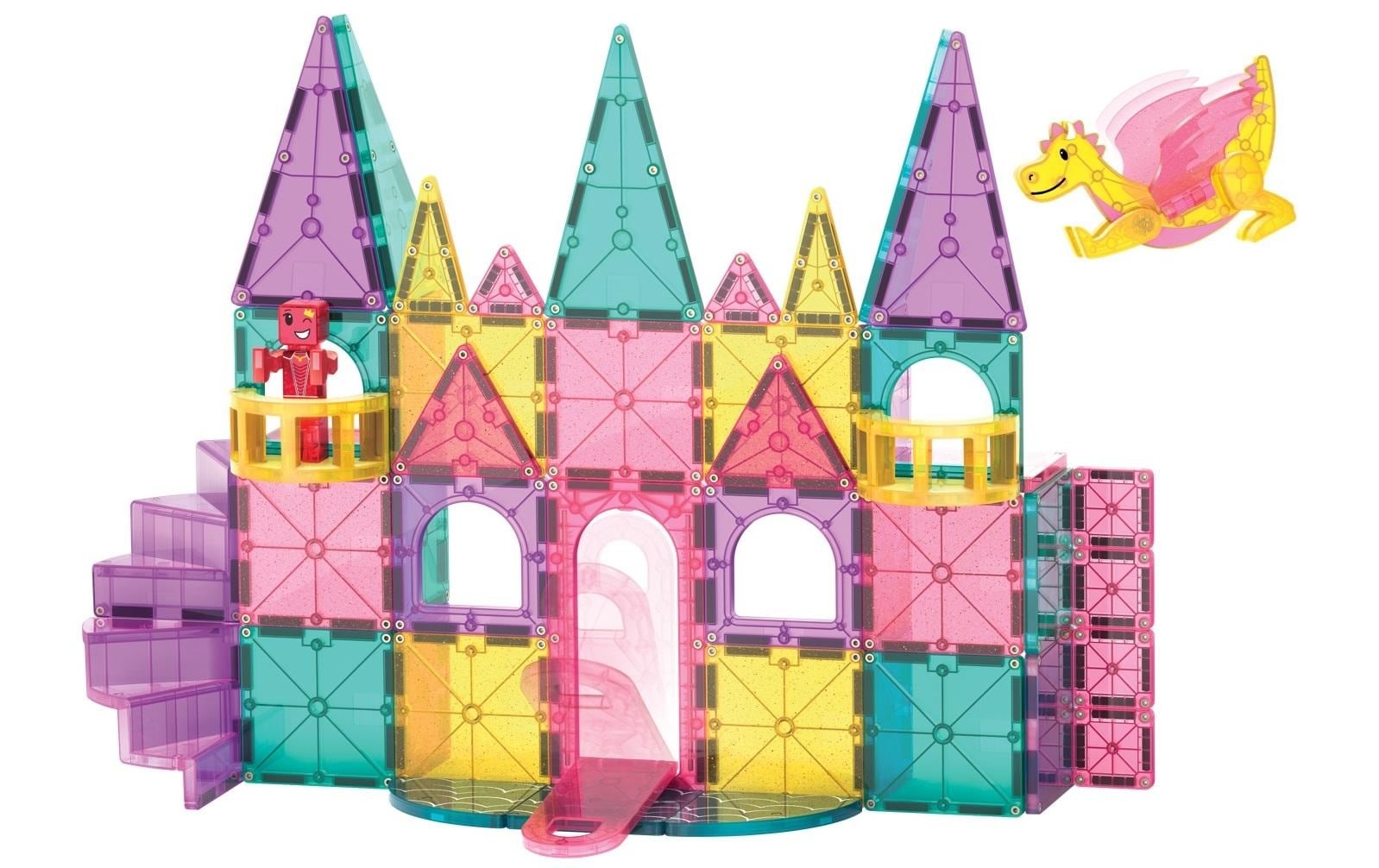 Spielbausteine »Magna-Tiles Schloss Deluxe 48-teilig«, (48 St.)
