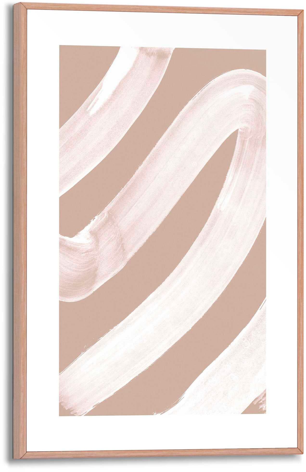 Image of Reinders Poster "Abstrakt Weiss"