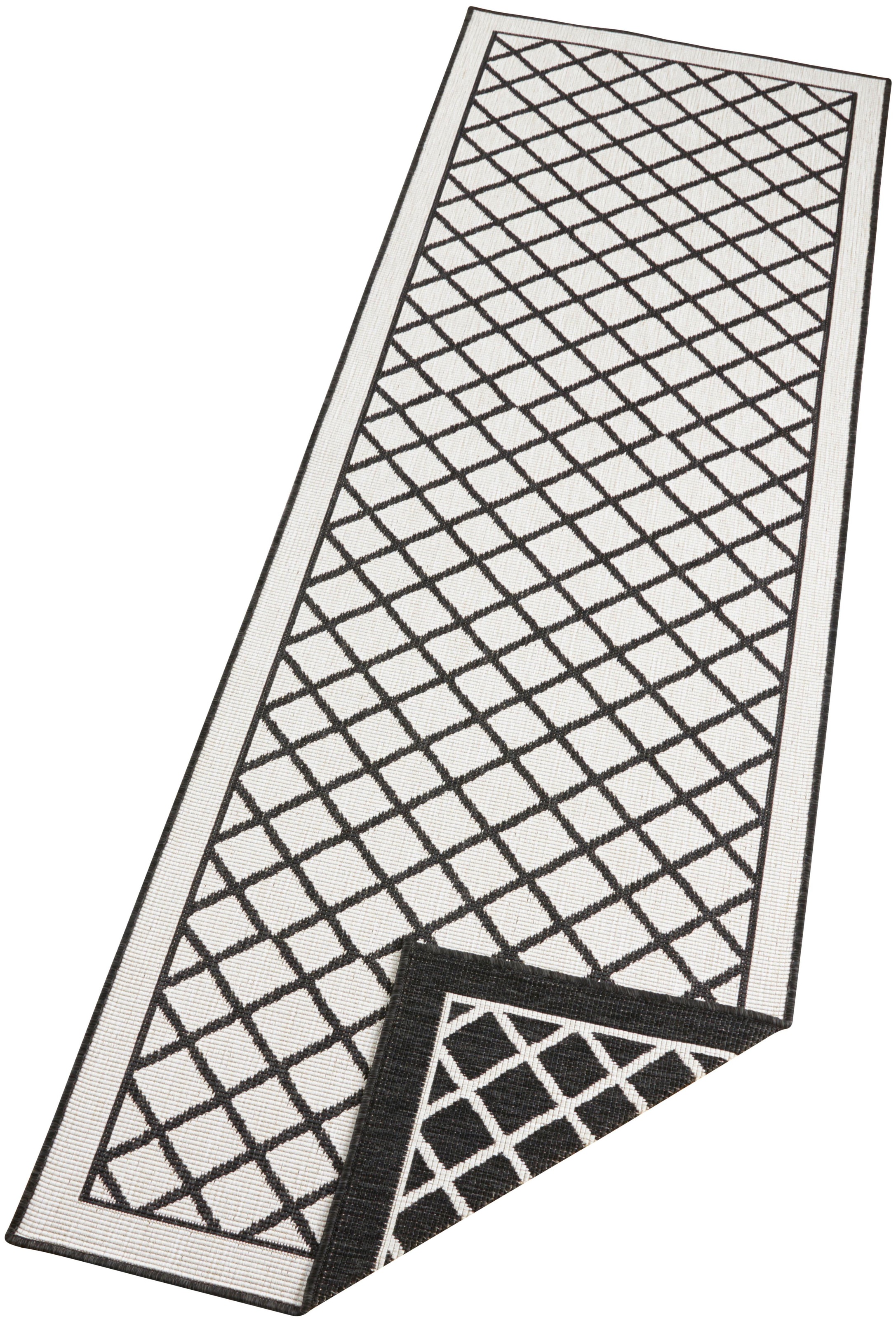 Image of NORTHRUGS Läufer »Sydney«, rechteckig, 5 mm Höhe, In-und Outdoor geeignet, Wohnzimmer, Balkon, Terrasse, Garten, Robust, Pflegeleicht, Flachgewebe, Wendbar bei Ackermann Versand Schweiz