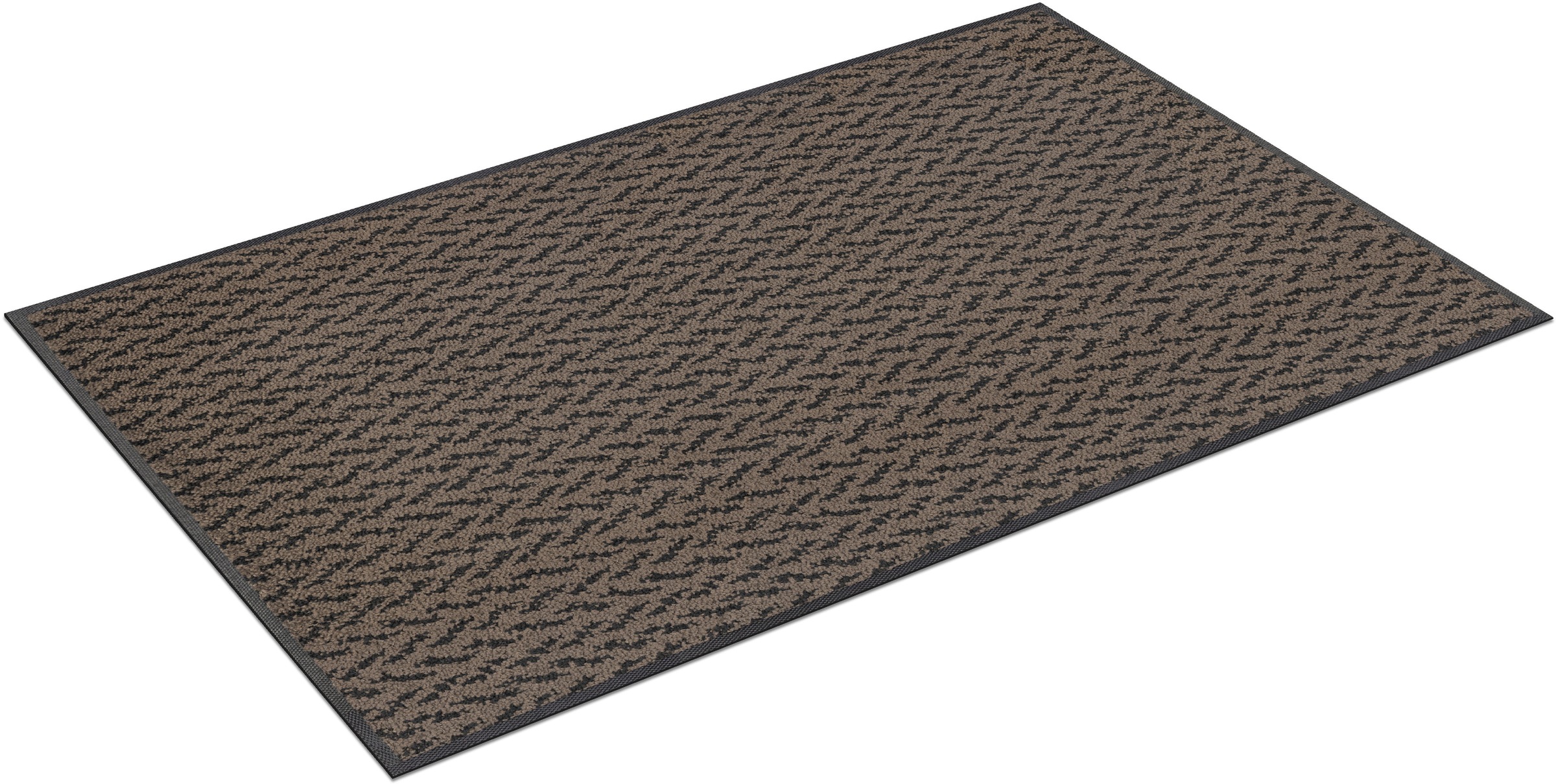 Image of wash+dry by Kleen-Tex Teppich »Duo Mocha«, rechteckig, 9 mm Höhe, rutschhemmend, In- und Outdoor geeignet, waschbar bei Ackermann Versand Schweiz