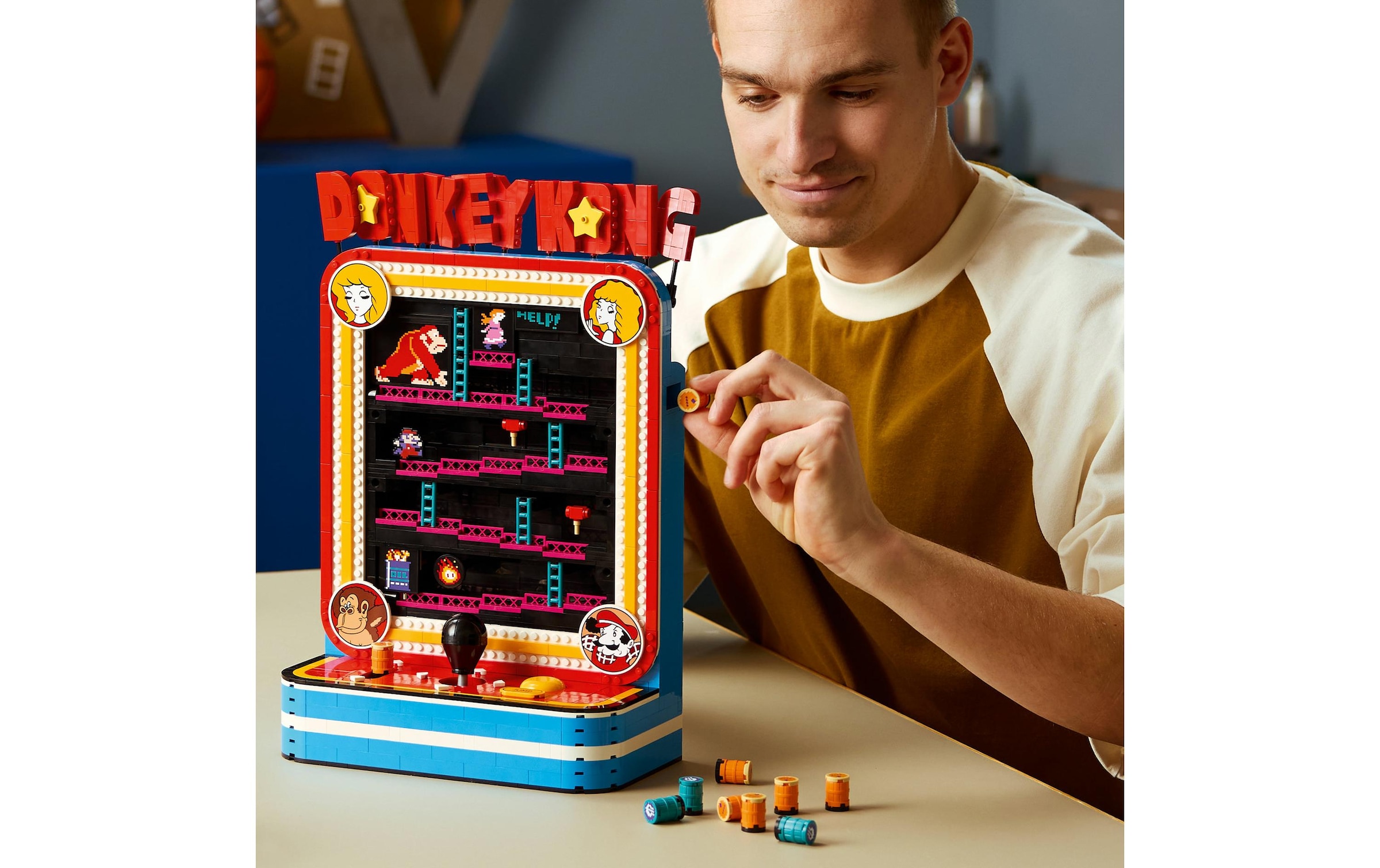 LEGO® Konstruktionsspielsteine »Donkey Kong Arcade (72051), LEGO Super Mario« Made in Europe