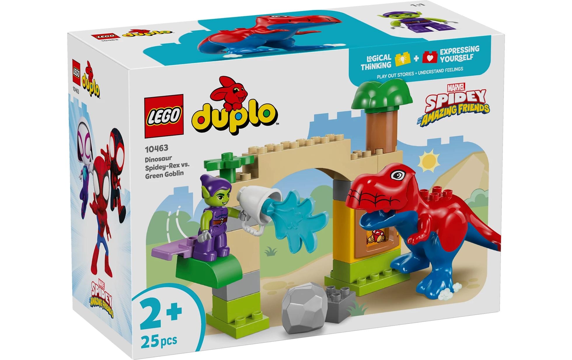 LEGO® Konstruktionsspielsteine »Spidey-Rex vs. Green Goblin (10463), LEGO DUPLO Disney™«