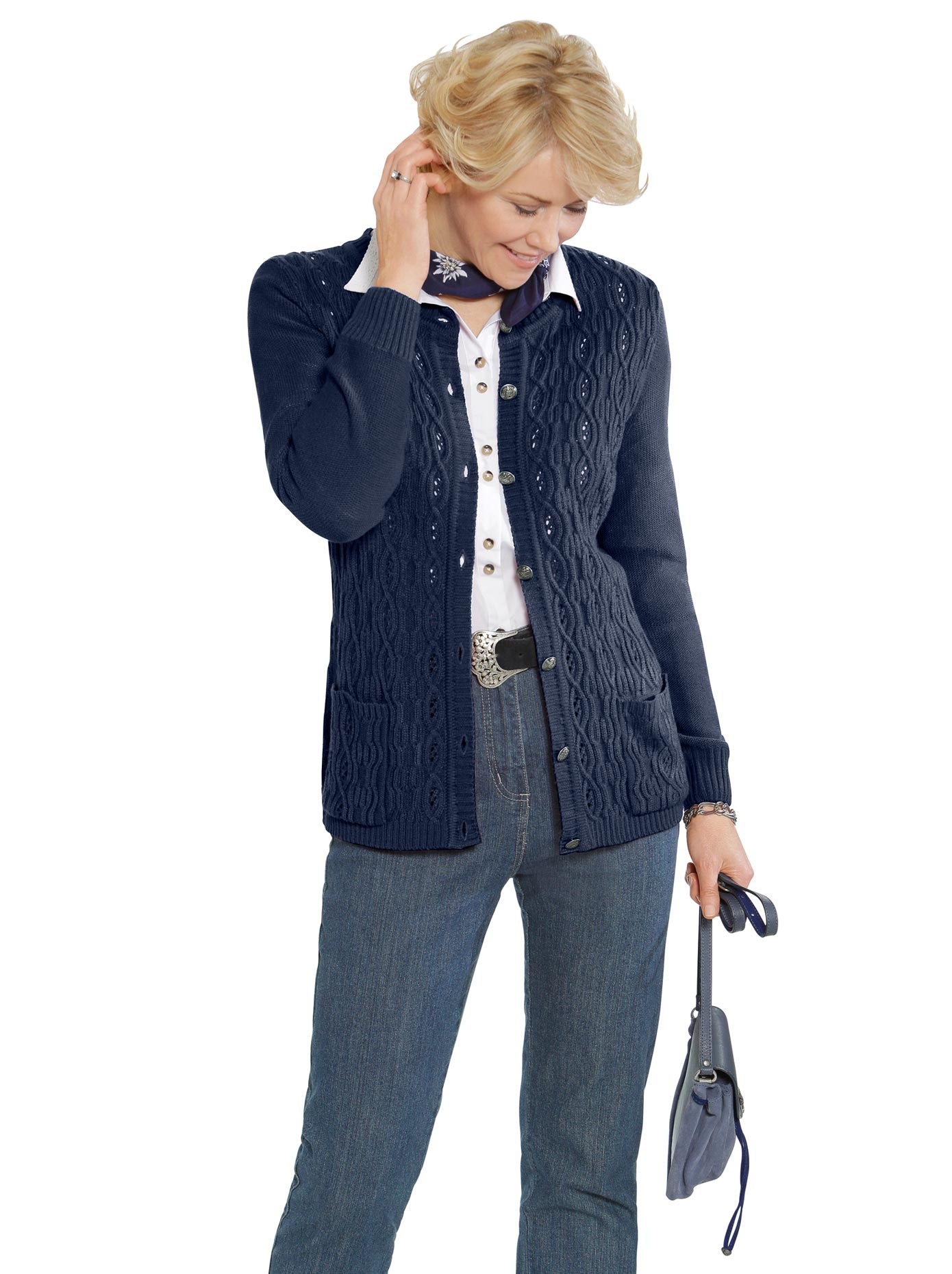 Image of Classic Ajourstrickjacke bei Ackermann Versand Schweiz