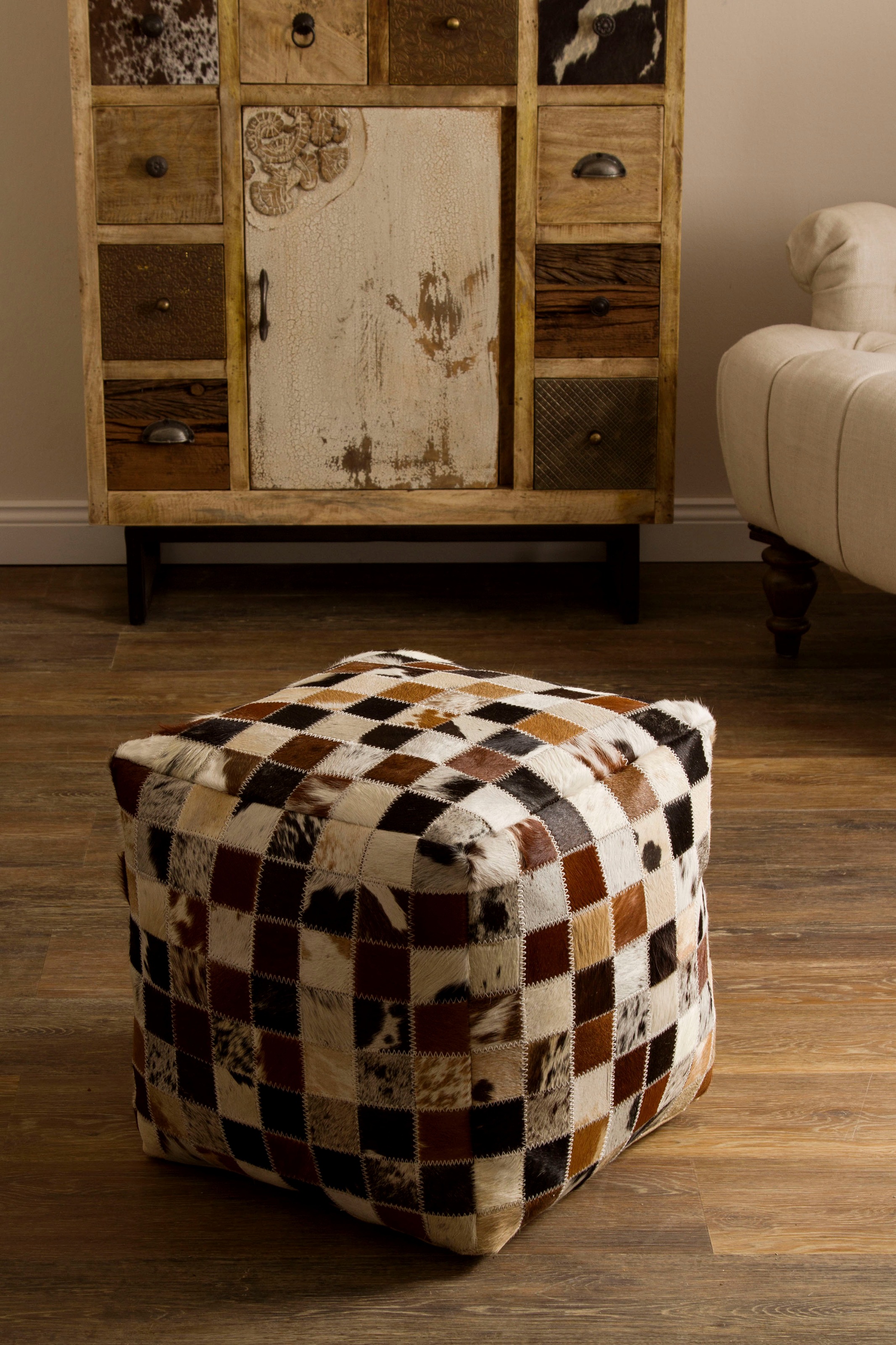 Image of my Flair Hocker, Leather bei Ackermann Versand Schweiz