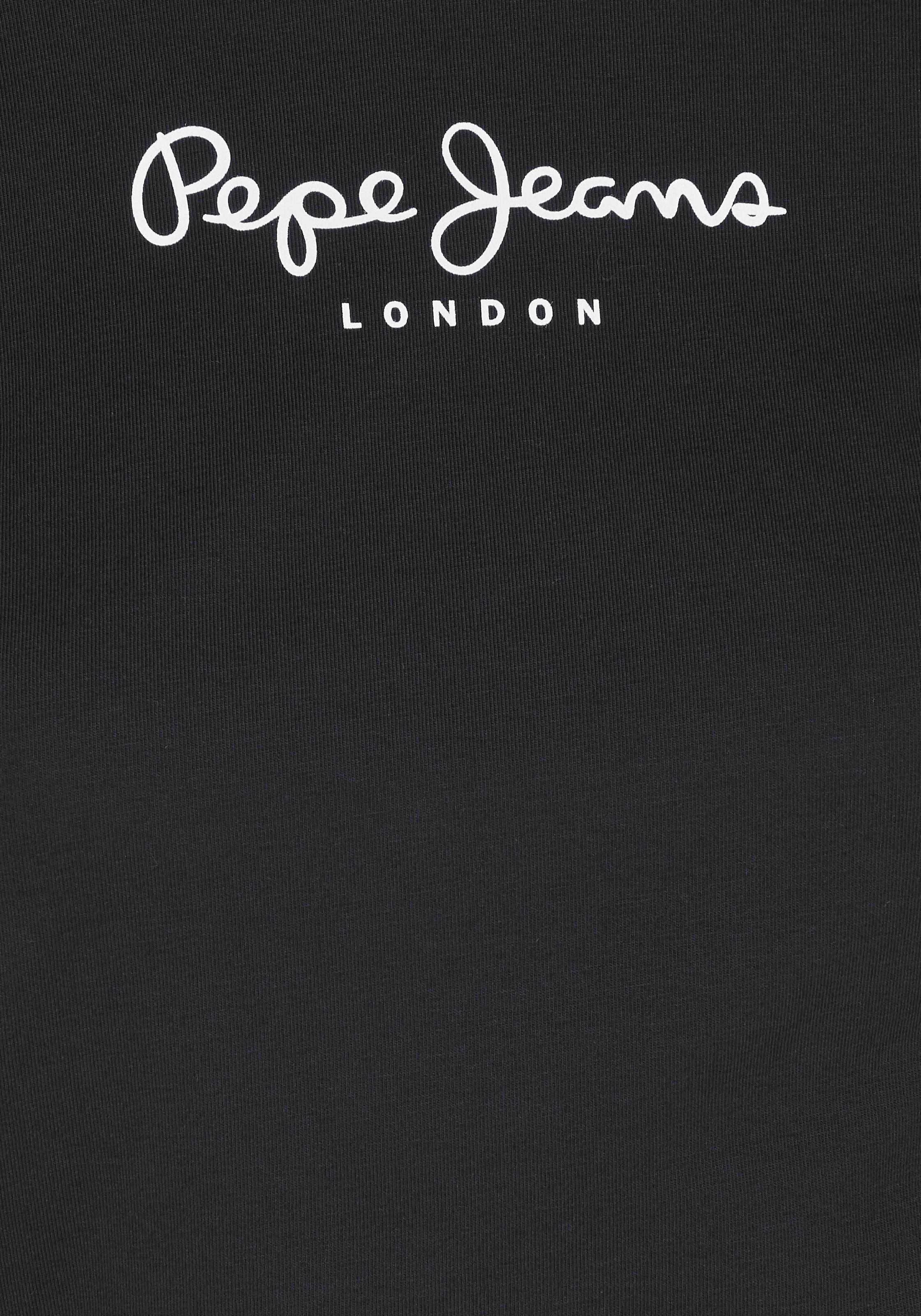 ♕ Pepe L/S«, bestellen Logo-Print Langarmshirt VIRGINA »NEW mit versandkostenfrei Jeans