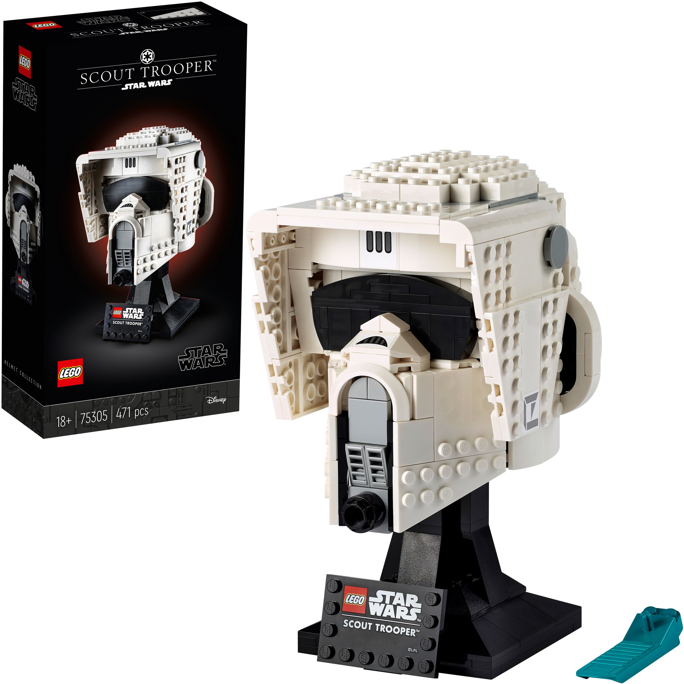 Image of LEGO® Konstruktionsspielsteine »Scout Trooper™ Helm (75305), LEGO® Star Wars™«, (471 St.), Made in Europe bei Ackermann Versand Schweiz