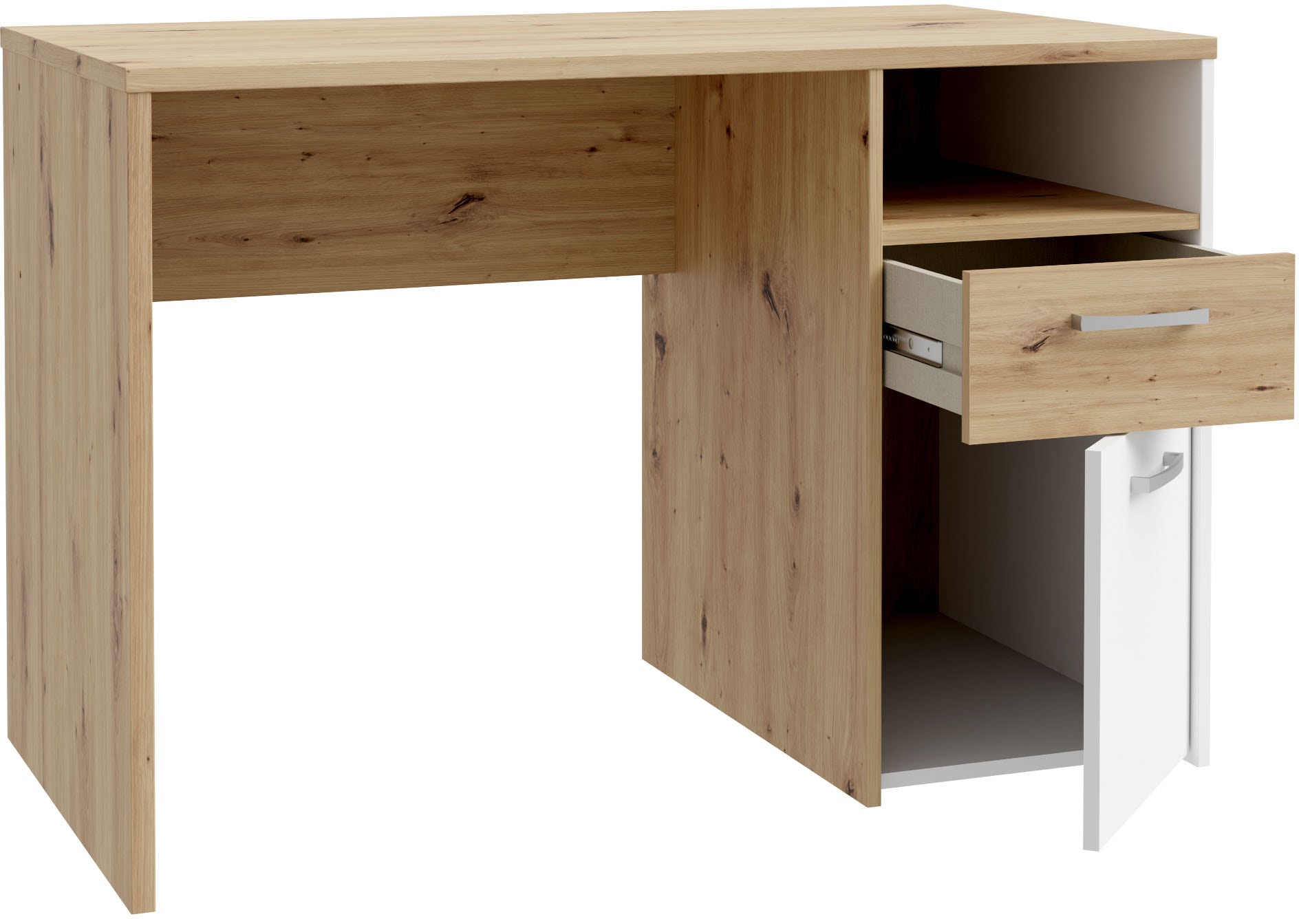 FORTE Bureau »Culgoa« Bureau, rangement, tiroir, porte, niche ouverte, facile d'entretien
