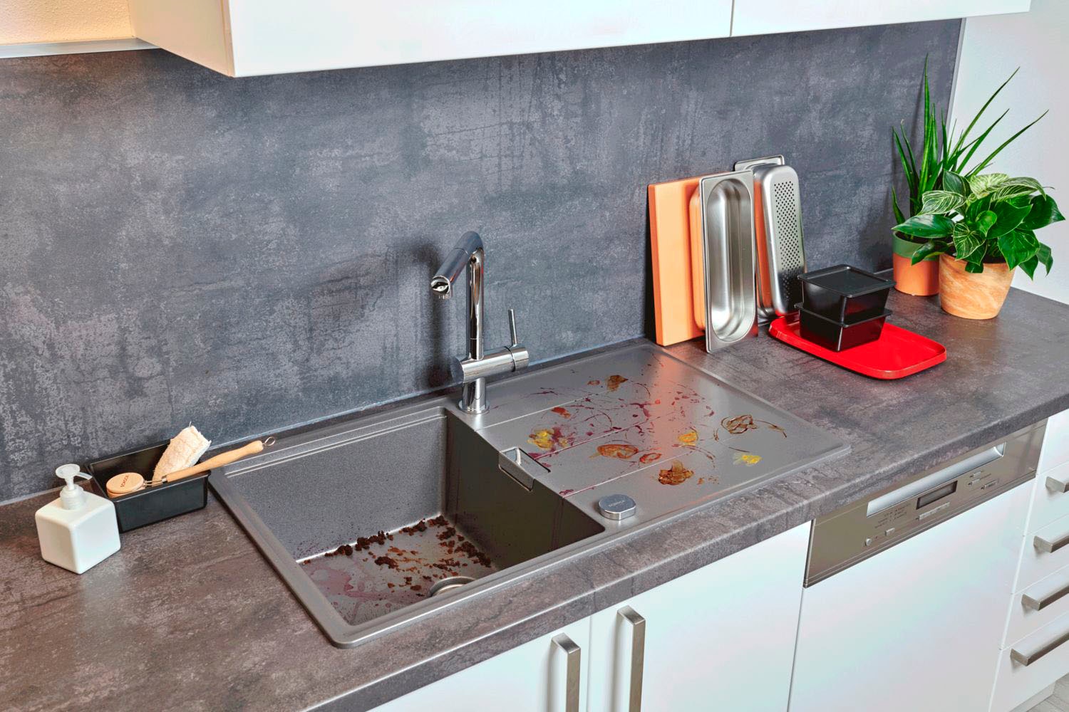 Schock Küchenarmatur »EPOS SB« ausziehbarer Auslauf, Rückflussverhinderer, Schwenkbereich 180°