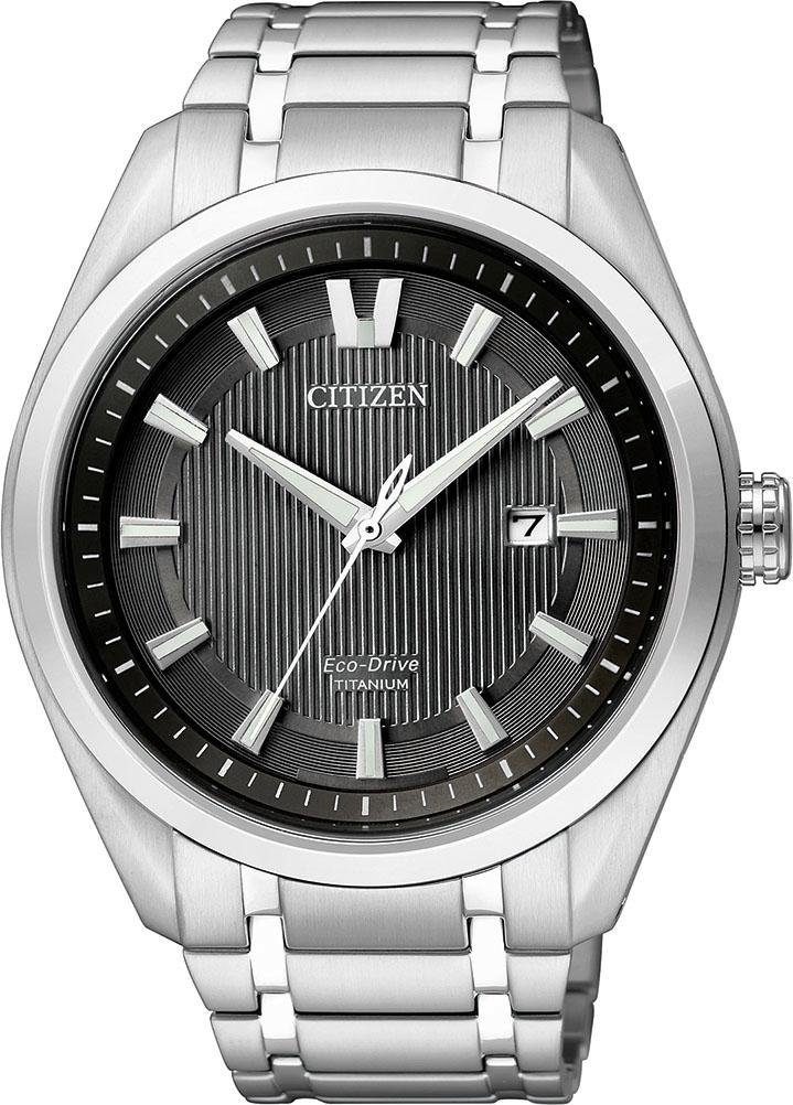 Image of Citizen Solaruhr "Super Titanium" Armbanduhr, Herrenuhr, Titan, Datum, Saphirglas