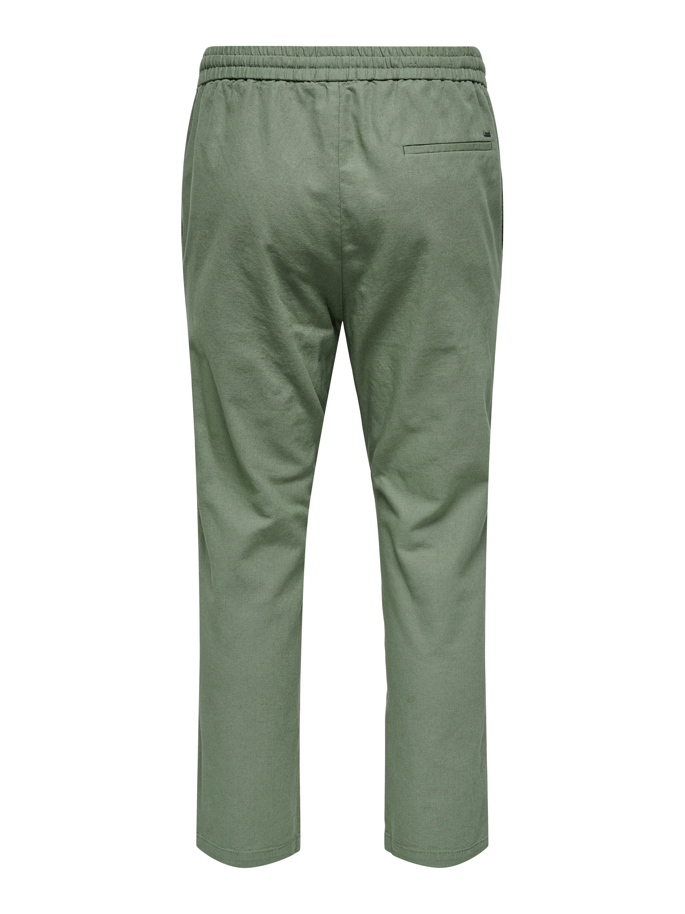 ONLY & SONS Pantalon en tissu »ONSLINUS CROP 0007 COT LIN PNT NOOS«  mit Leinen