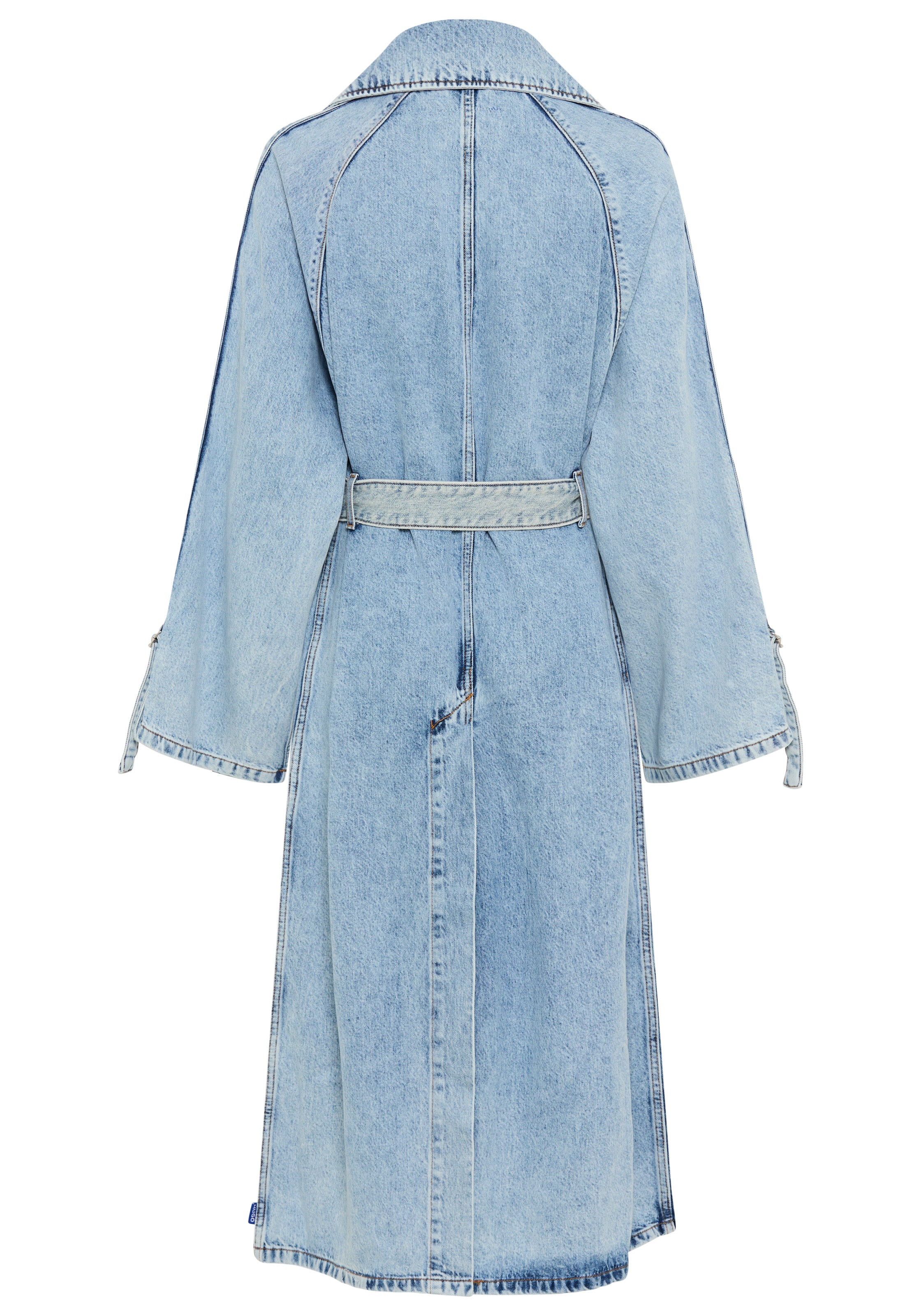 HUGO Blue Trenchcoat »Garena« Denim in Maxi-Länge