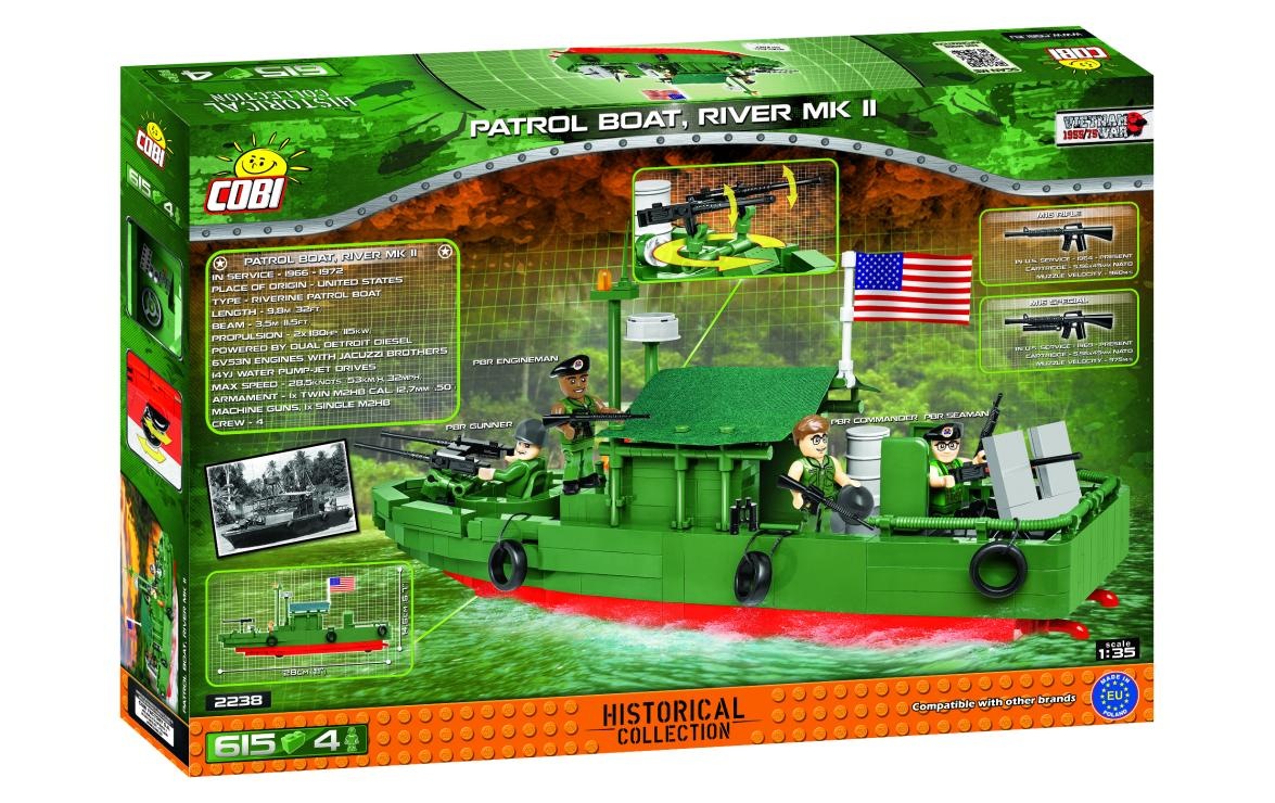 COBI Spielbausteine »Patrol Boat Riv«, (615 St.)