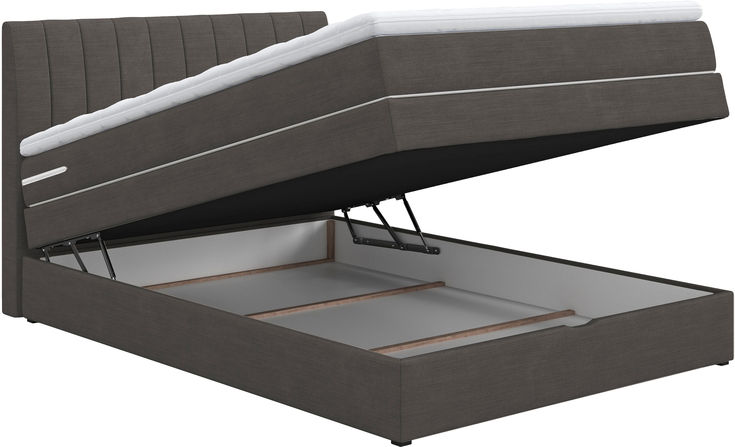 COTTA Boxspringbett »Shark inkl. Bettkasten und Topper« erhältlich in den Breiten 140x200cm, 160x200cm und 180x200cm