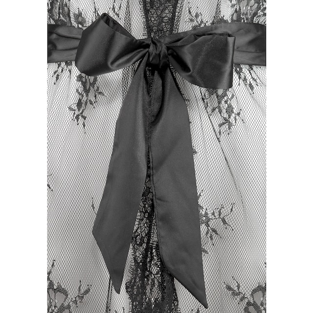 ♕ LASCANA Kimono, aus transparenter Eyelashspitze, sexy Dessous  versandkostenfrei auf