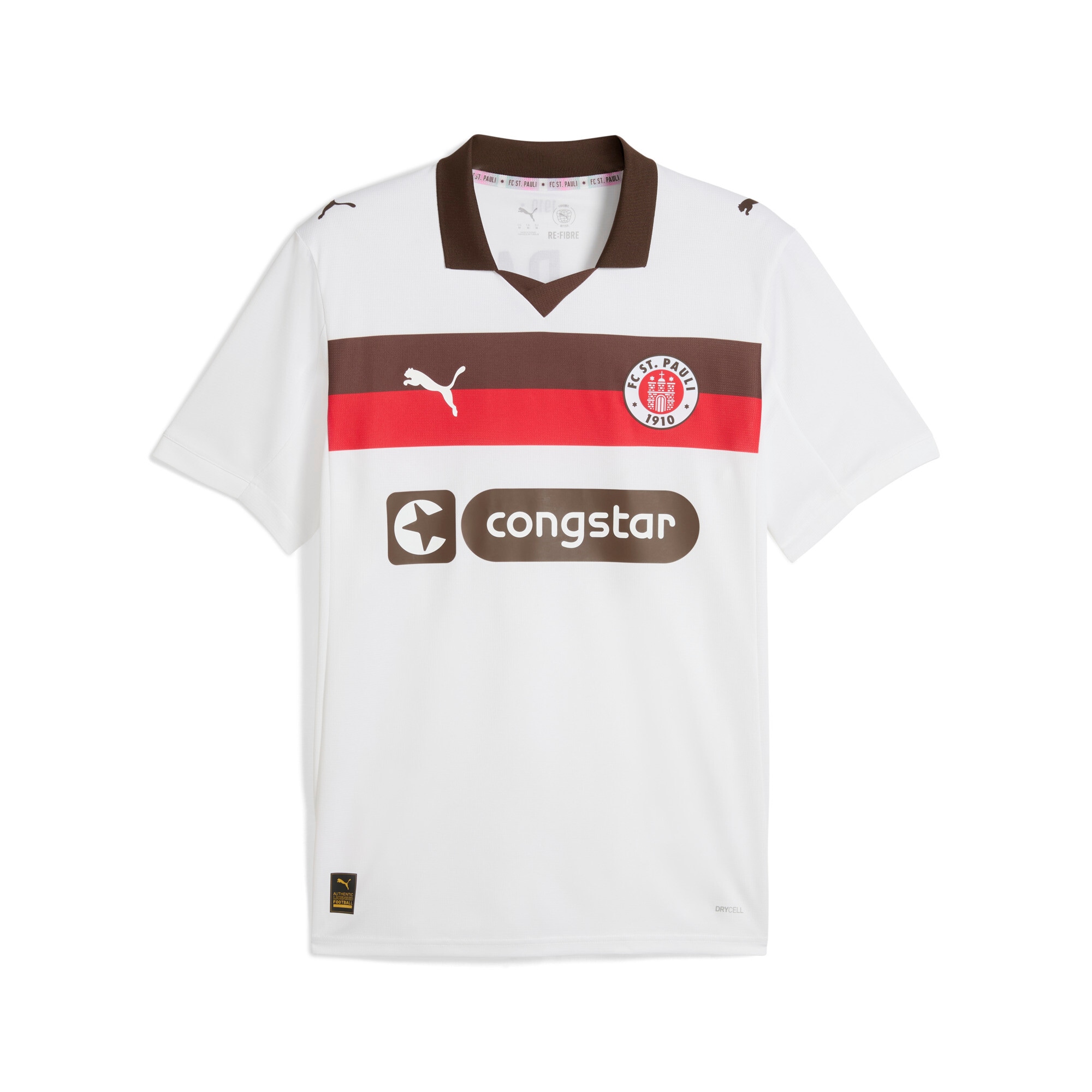 Image of PUMA Poloshirt "FCSP AWAY JERSEY" Regular Fit, mit normalem Kragen, DryCELL Technologie, atmungsaktiv