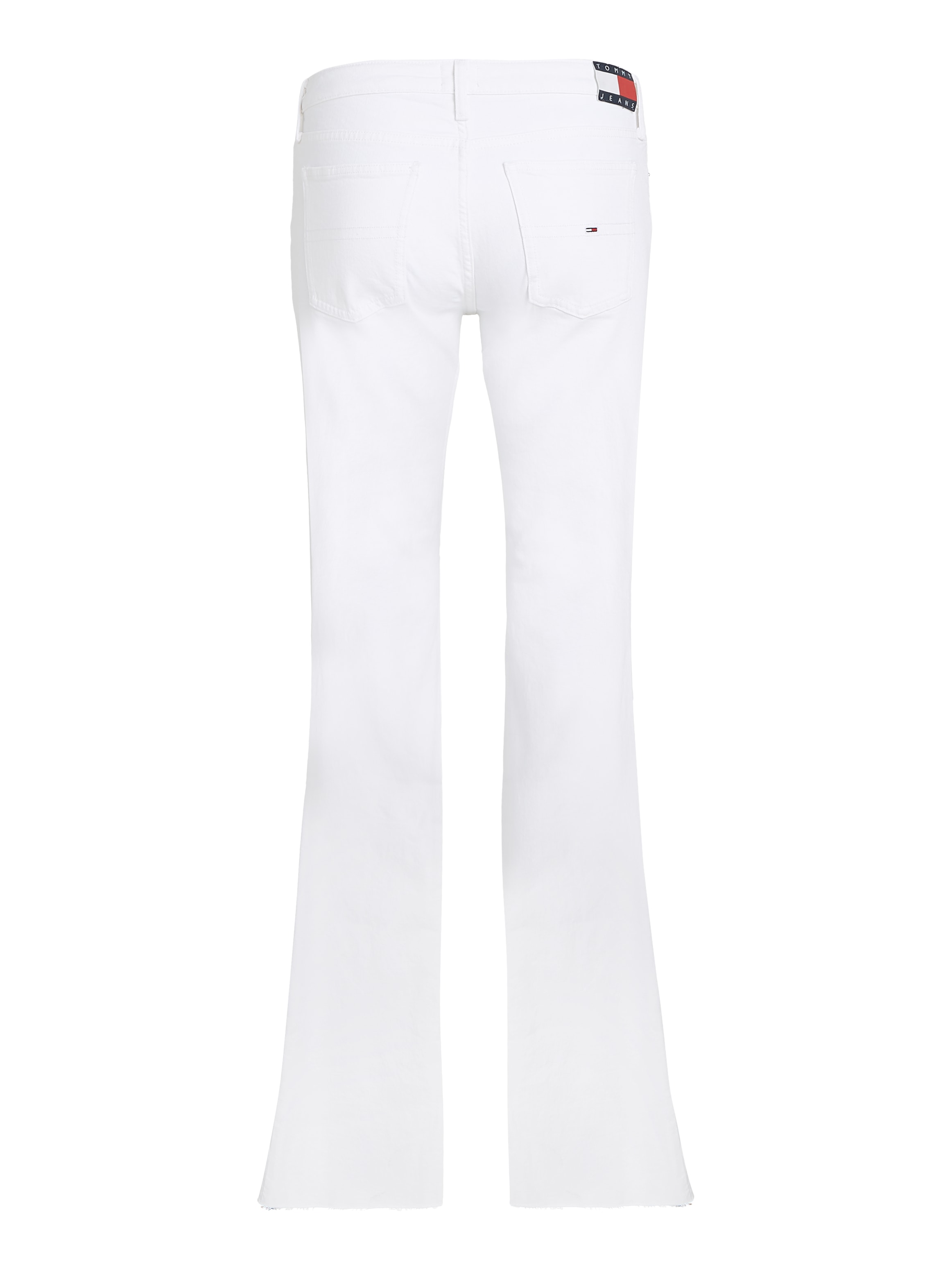 Tommy Jeans Bequeme Jeans »Sophie Low Wais Flare Wide«, mit Ledermarkenlabel