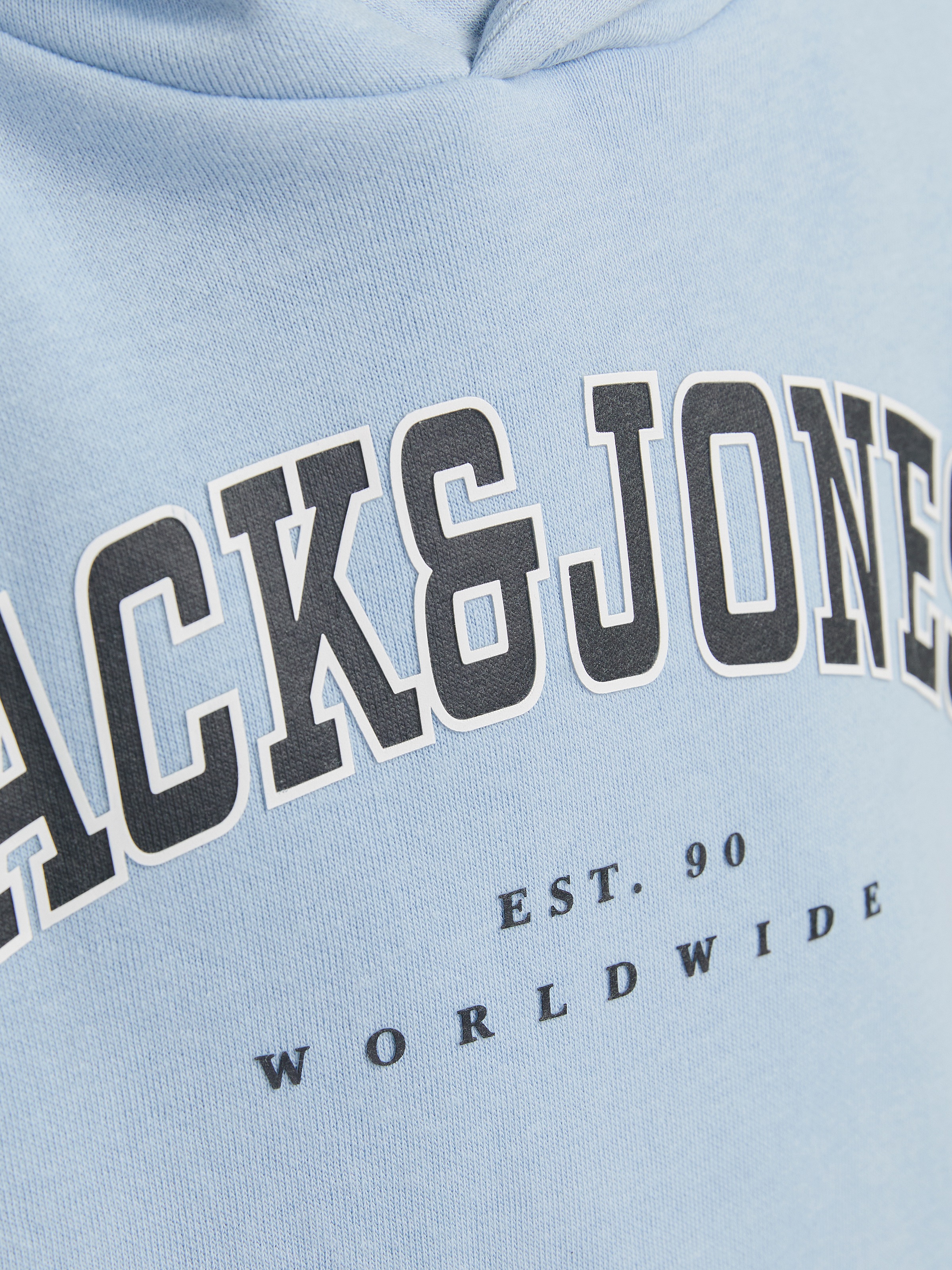 Jack & Jones Junior Kapuzensweatshirt »JJECALEB VARSITY SWEAT HOOD NOOS JNR«