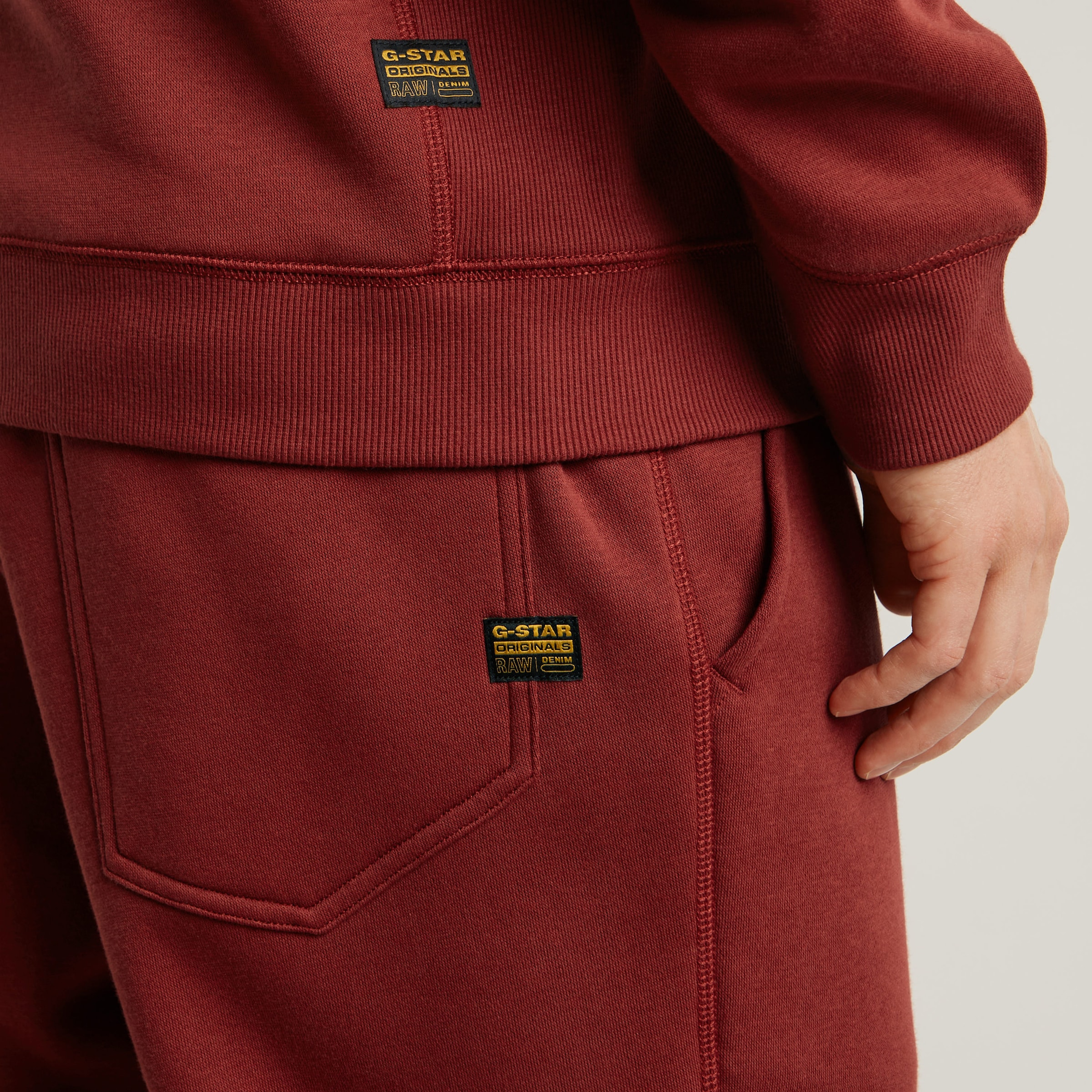 G-STAR Sweatshirt »Premium Core Pacior Sweat«, mit Ripp-Seiteneinsätzen