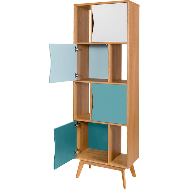 Woodman Bücherregal »Avon«, Höhe 191 cm, Holzfurnier aus Eiche, schlichtes  skandinavisches Design acheter confortablement
