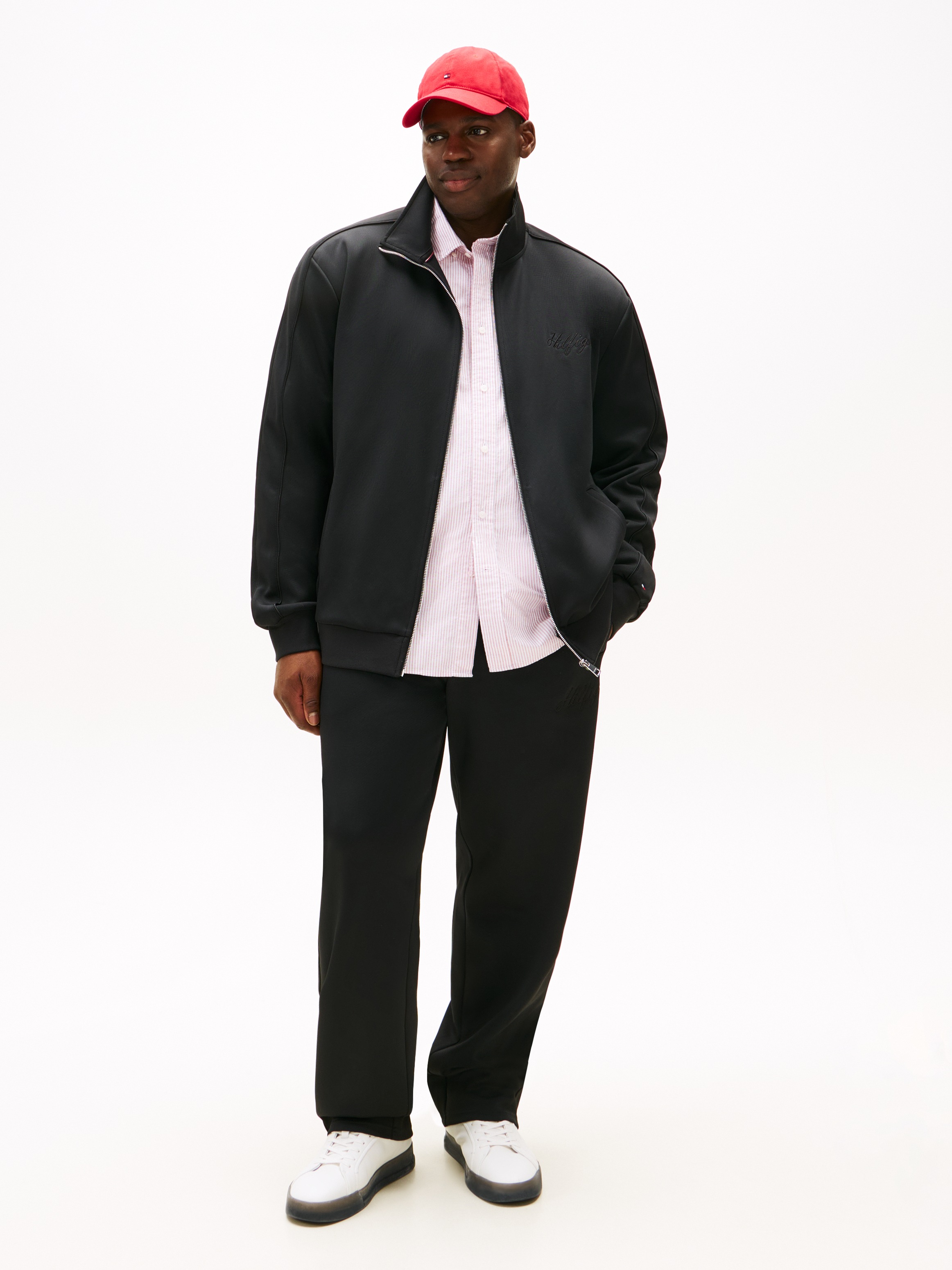 Tommy Hilfiger Big & Tall Pantalon en tissu »BT-MODERN ATH TRACKPANTS«  elastischer Bund mit Tunnelzug, Grosse Grössen