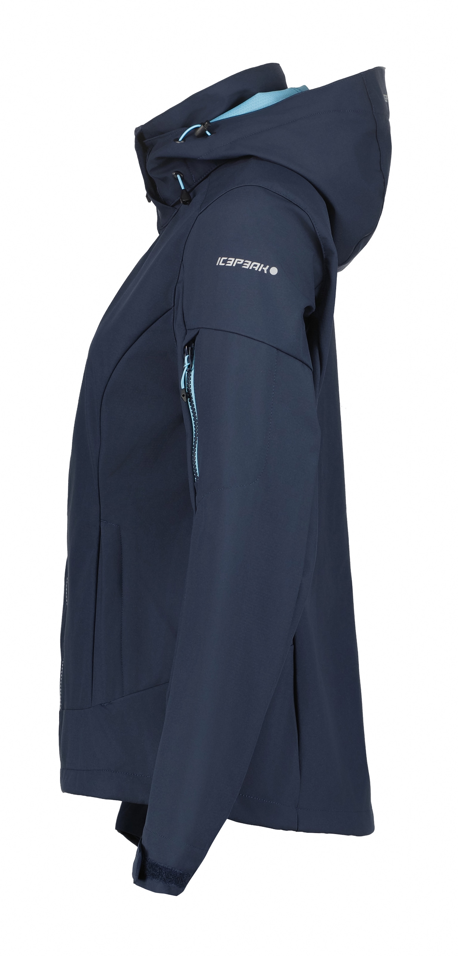 Icepeak Softshelljacke »D SOFTSHELLJACKE BATHGATE«, (1 St.), mit Kapuze, Wasserabweisend
