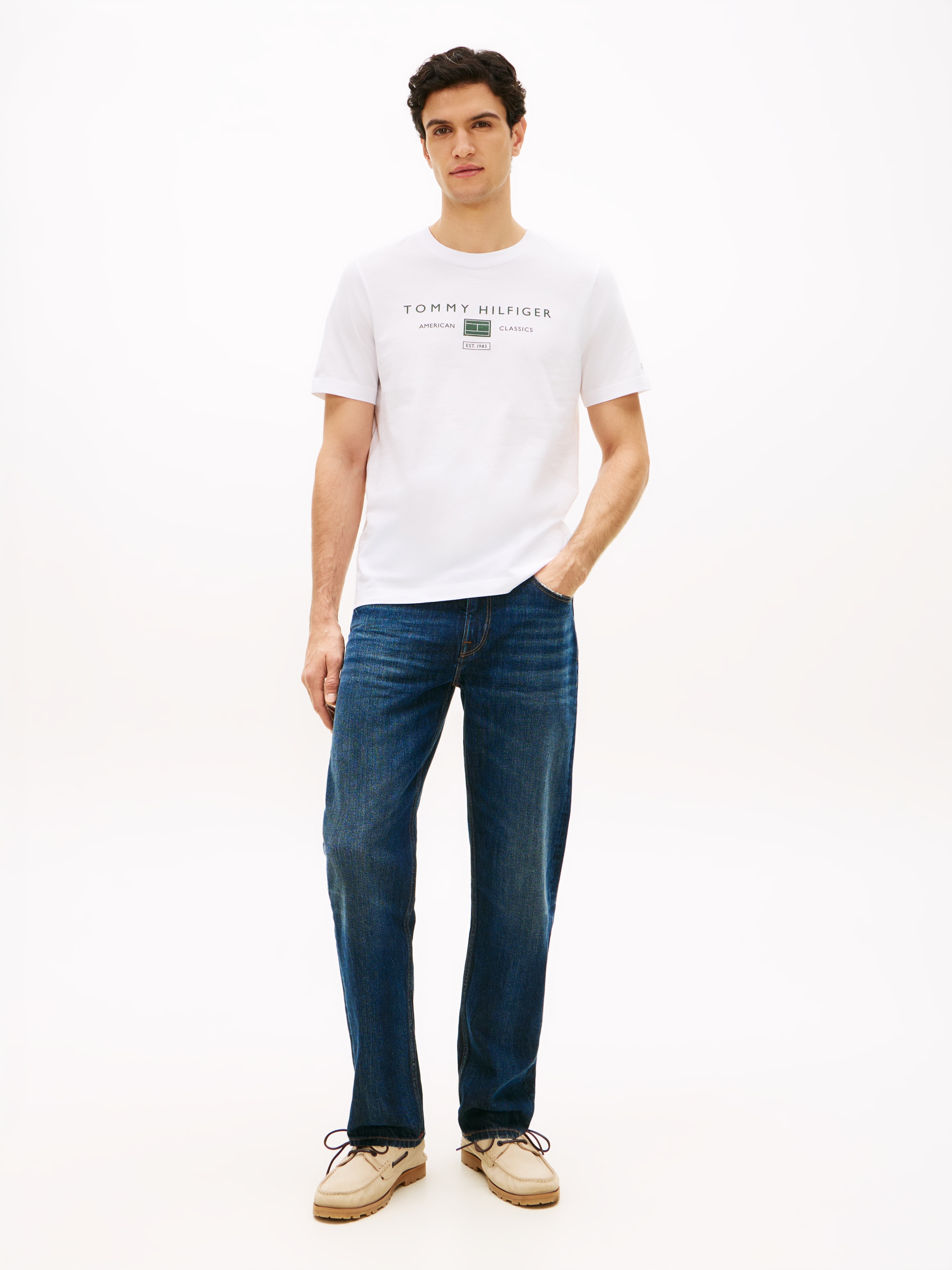 Tommy Hilfiger T-shirt »BRAND LOVE MONO STACK« aus Jersey mit Logo
