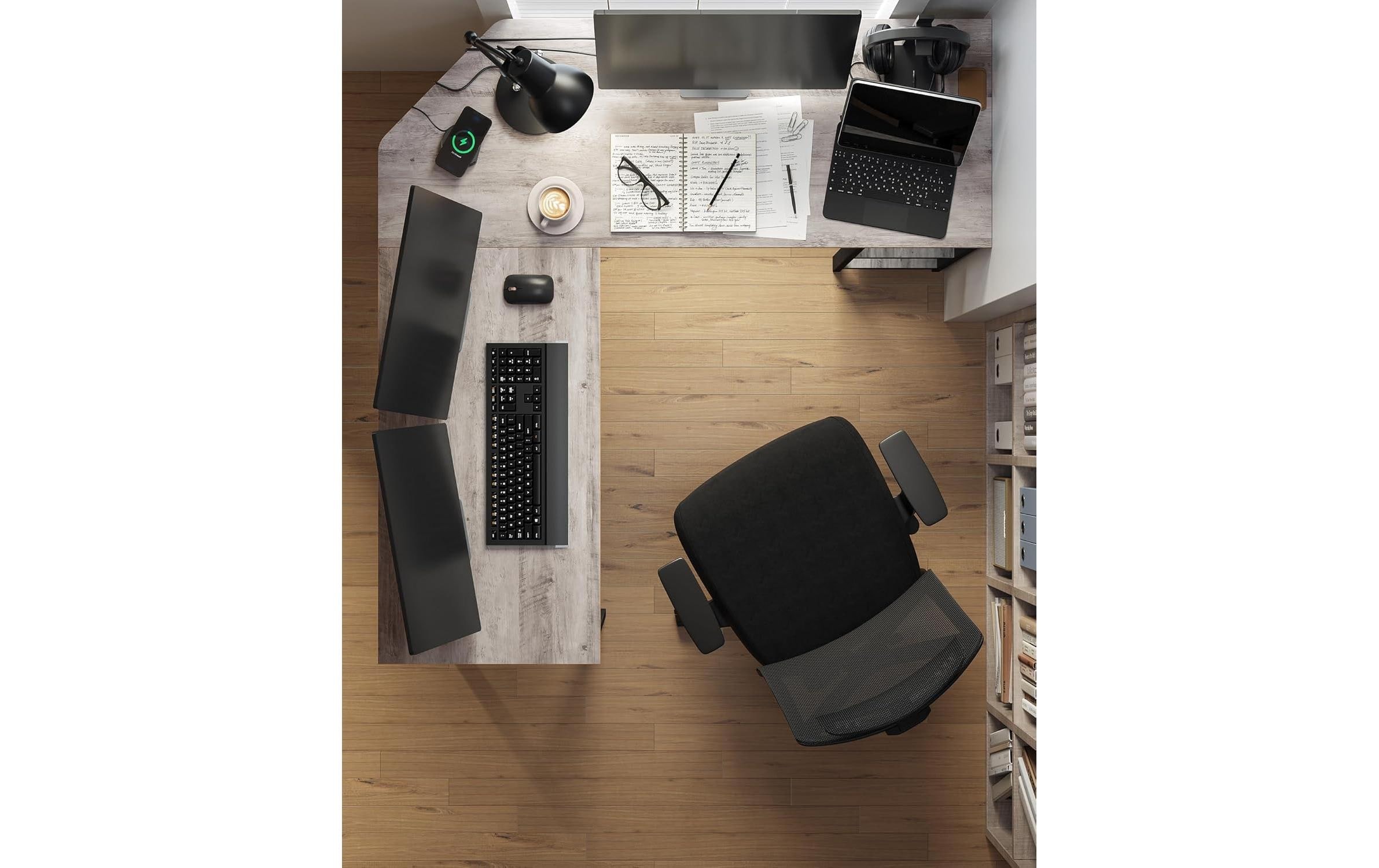 VASAGLE Bureau »Greige 138 cm«