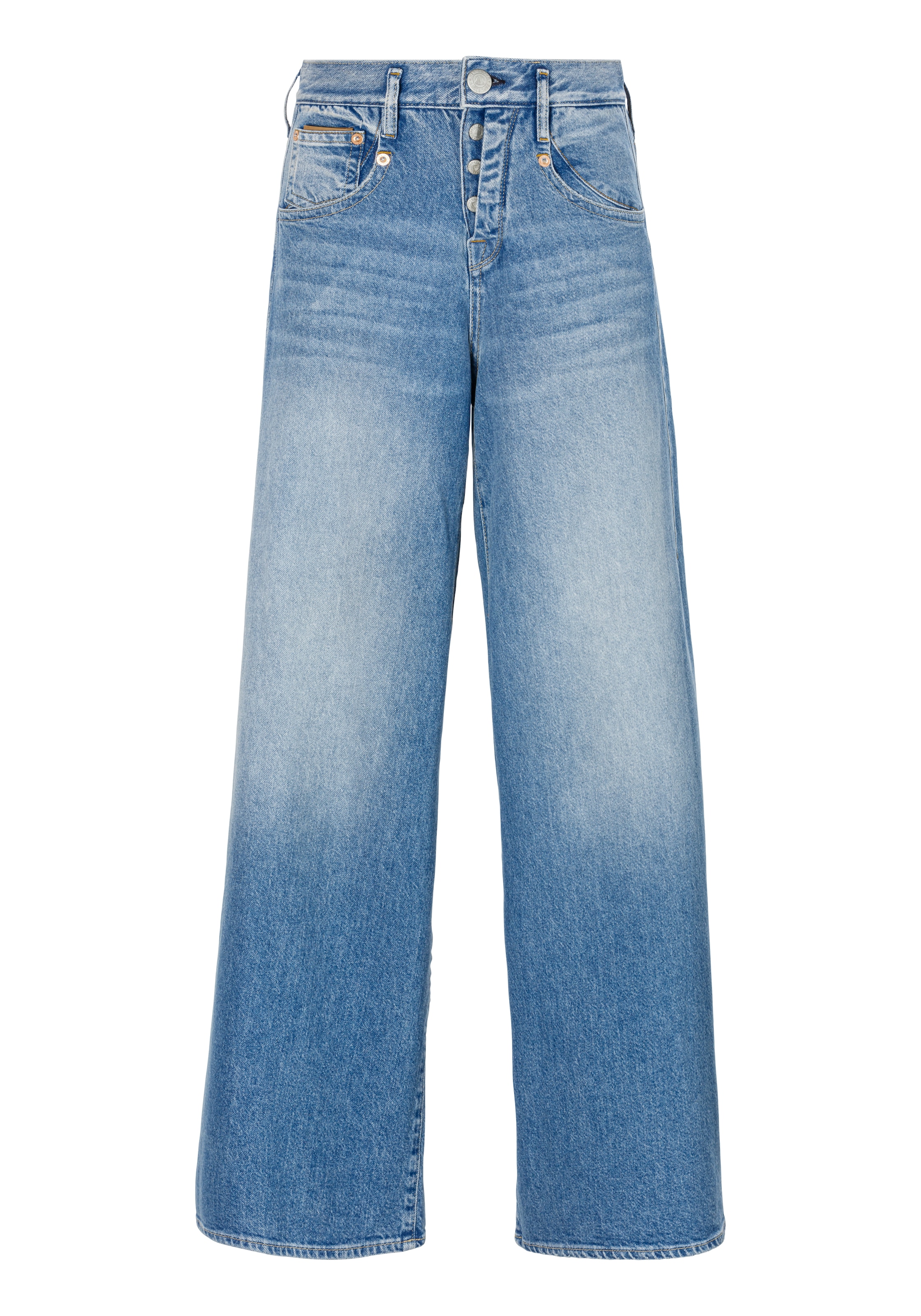 Herrlicher 5-Pocket-Jeans »Shyra Palazzo Denim«, mit besonders weitem Bein