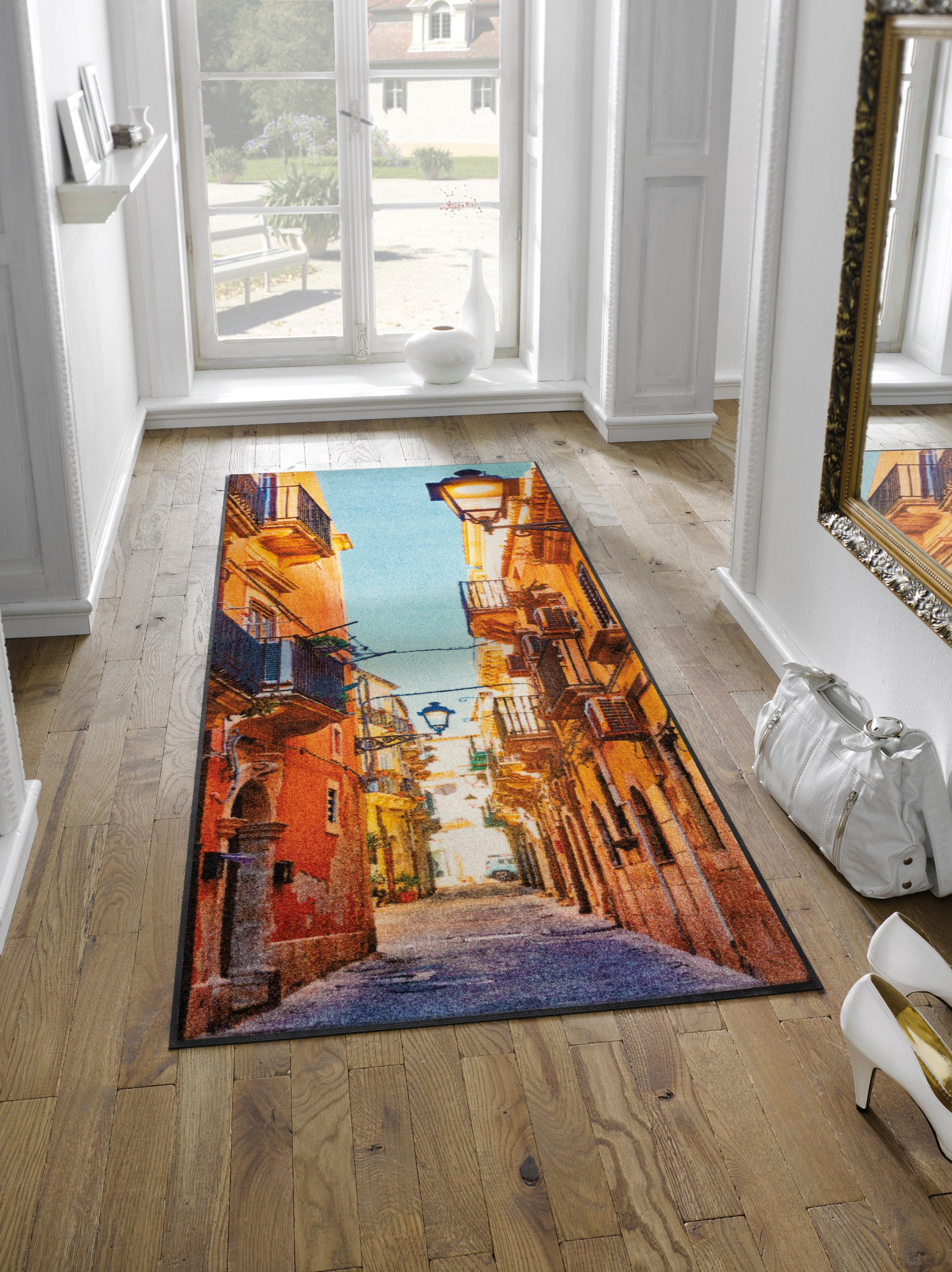 wash+dry by Kleen-Tex Teppich »Vicolo Siciliano«, rechteckig, 7 mm Höhe