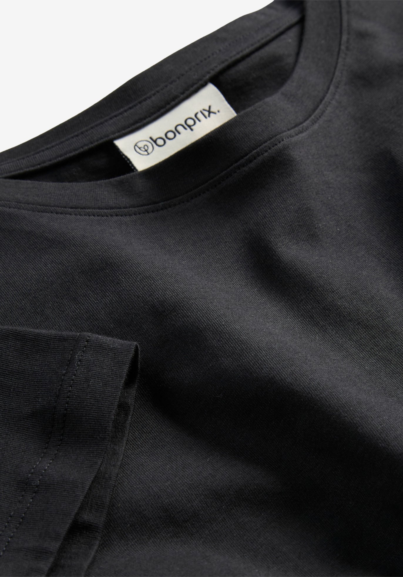 bonprix T-shirt Paquet, 2 cuis lockere Passform, Kurzarm, Rundhalsausschnitt, aus Baumwolle