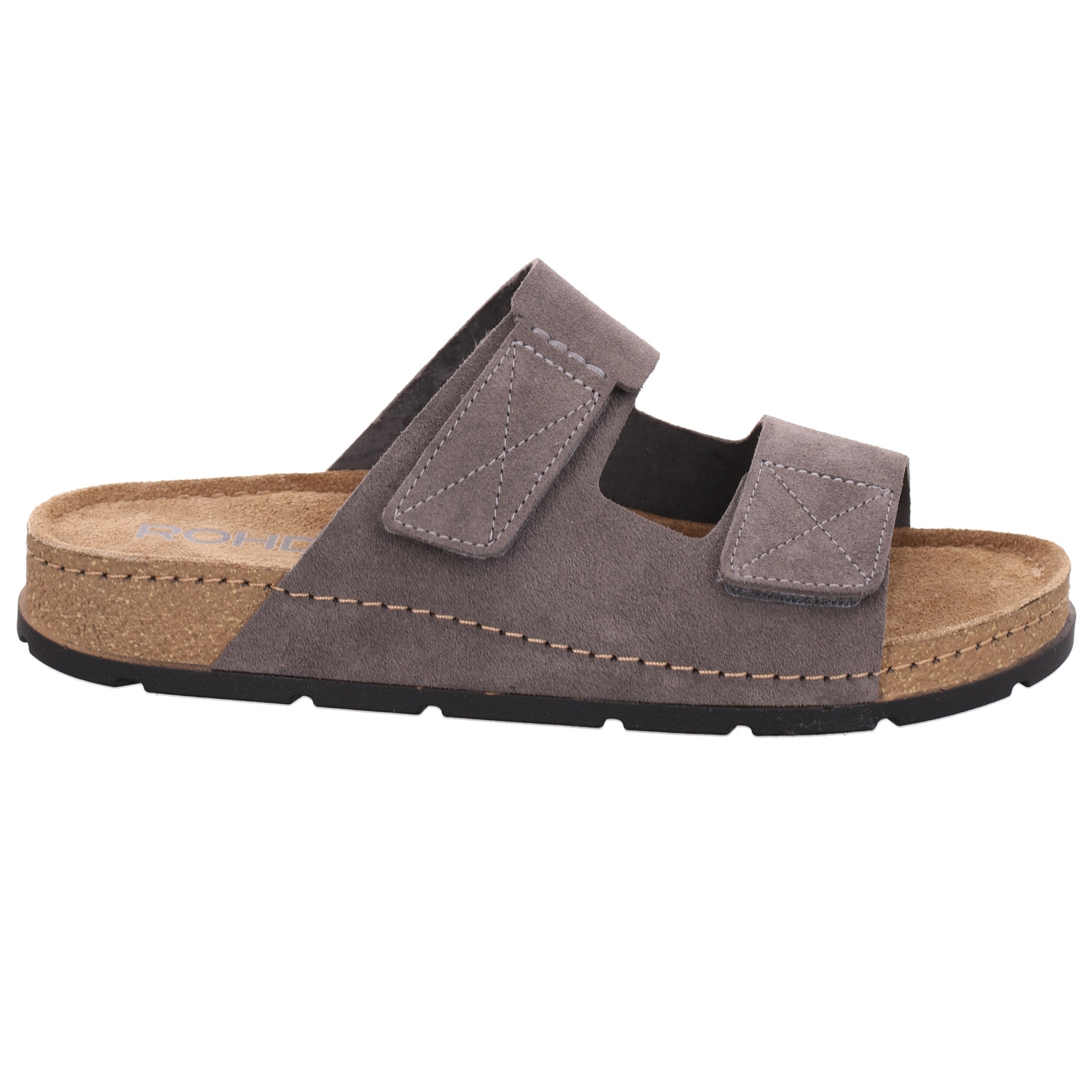 Rohde Pantolette »SOAVE«  Sommerschuh, Hausschuh, Klettschuh mit Softfussbett