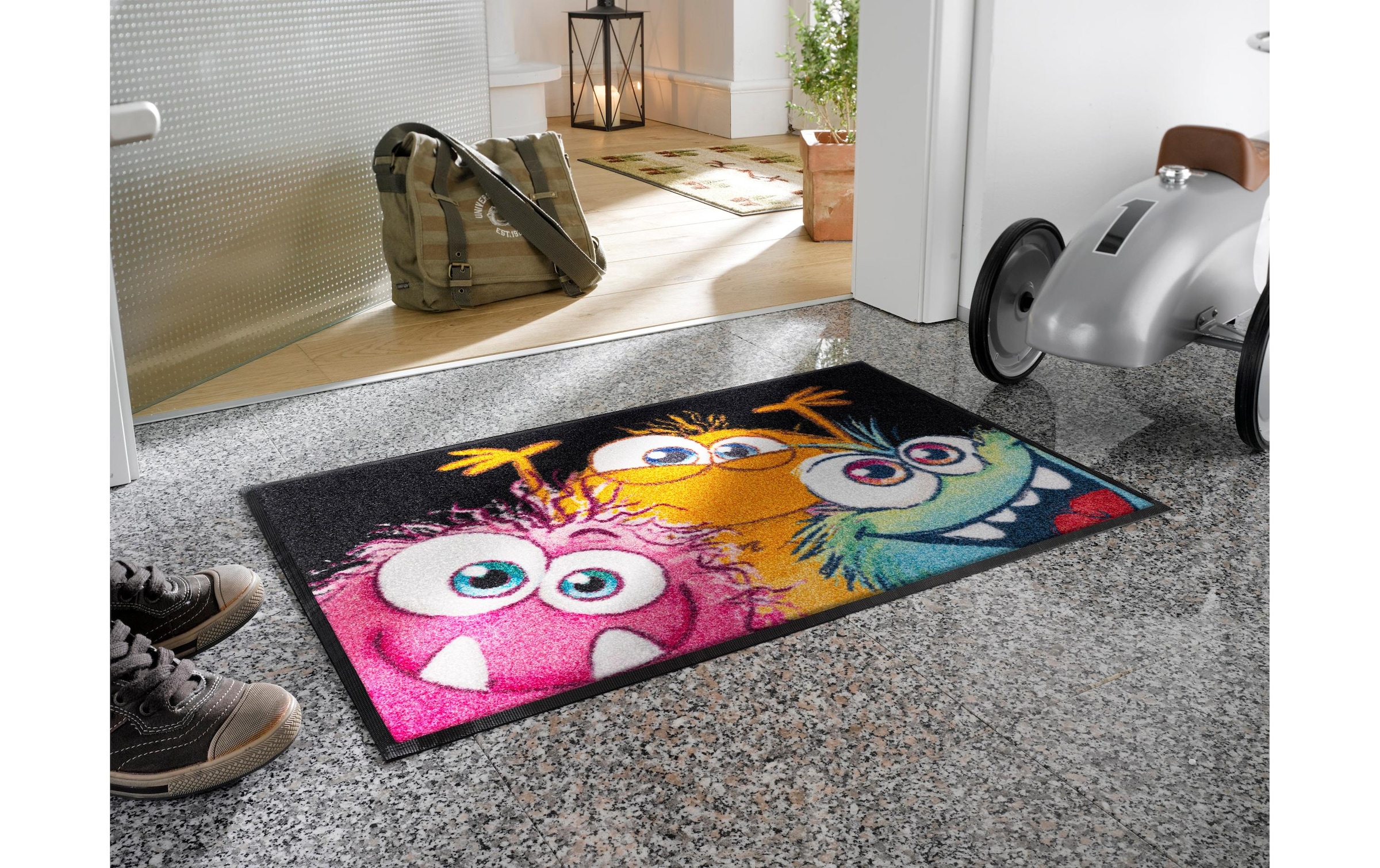 wash+dry by Kleen-Tex Fussmatte »Spookies 50 x 75«, quadratisch, - mm Höhe