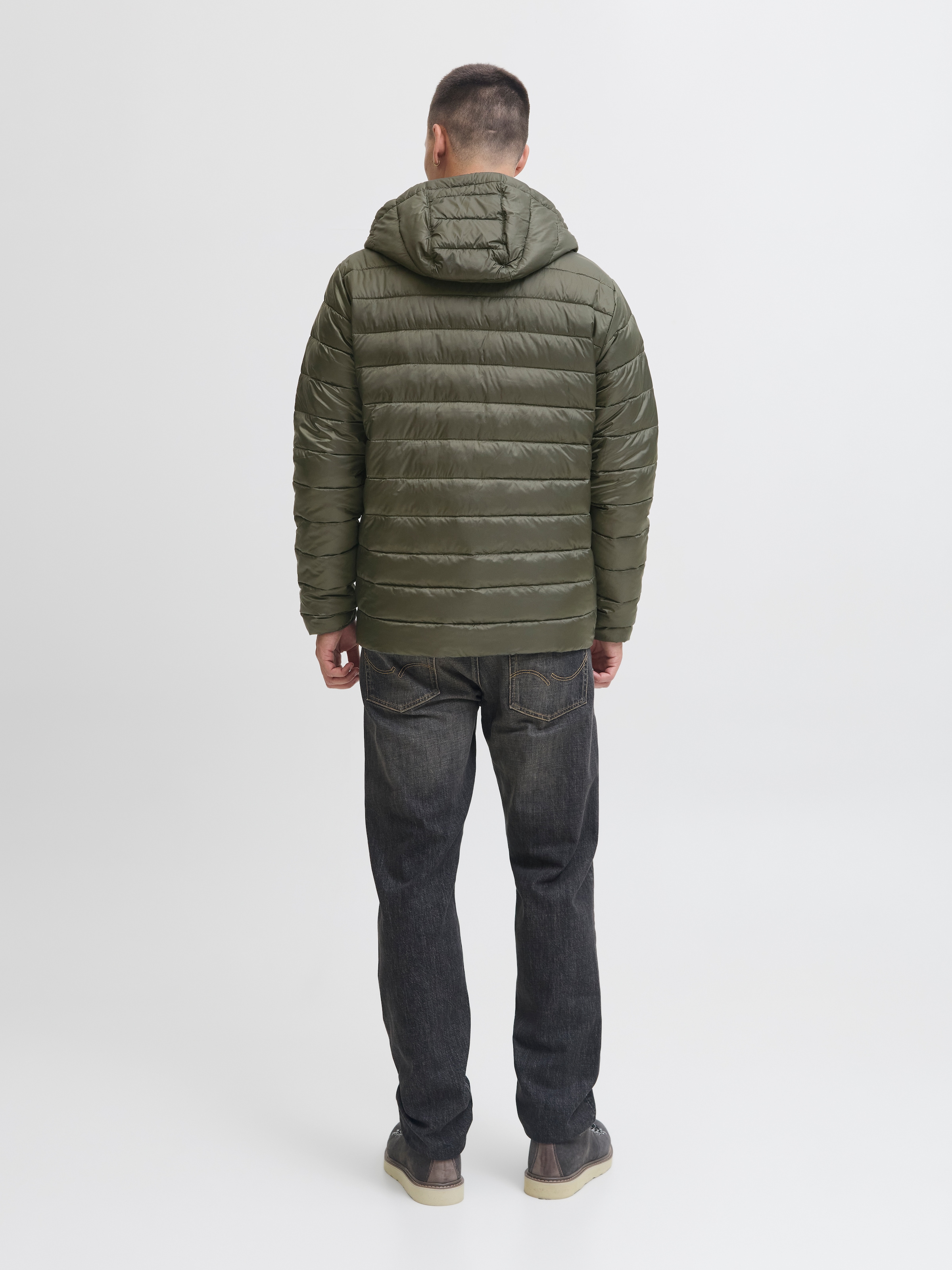 Jack & Jones Steppjacke »JJWEST LIGHT PUFFER HOOD« mit Kapuze