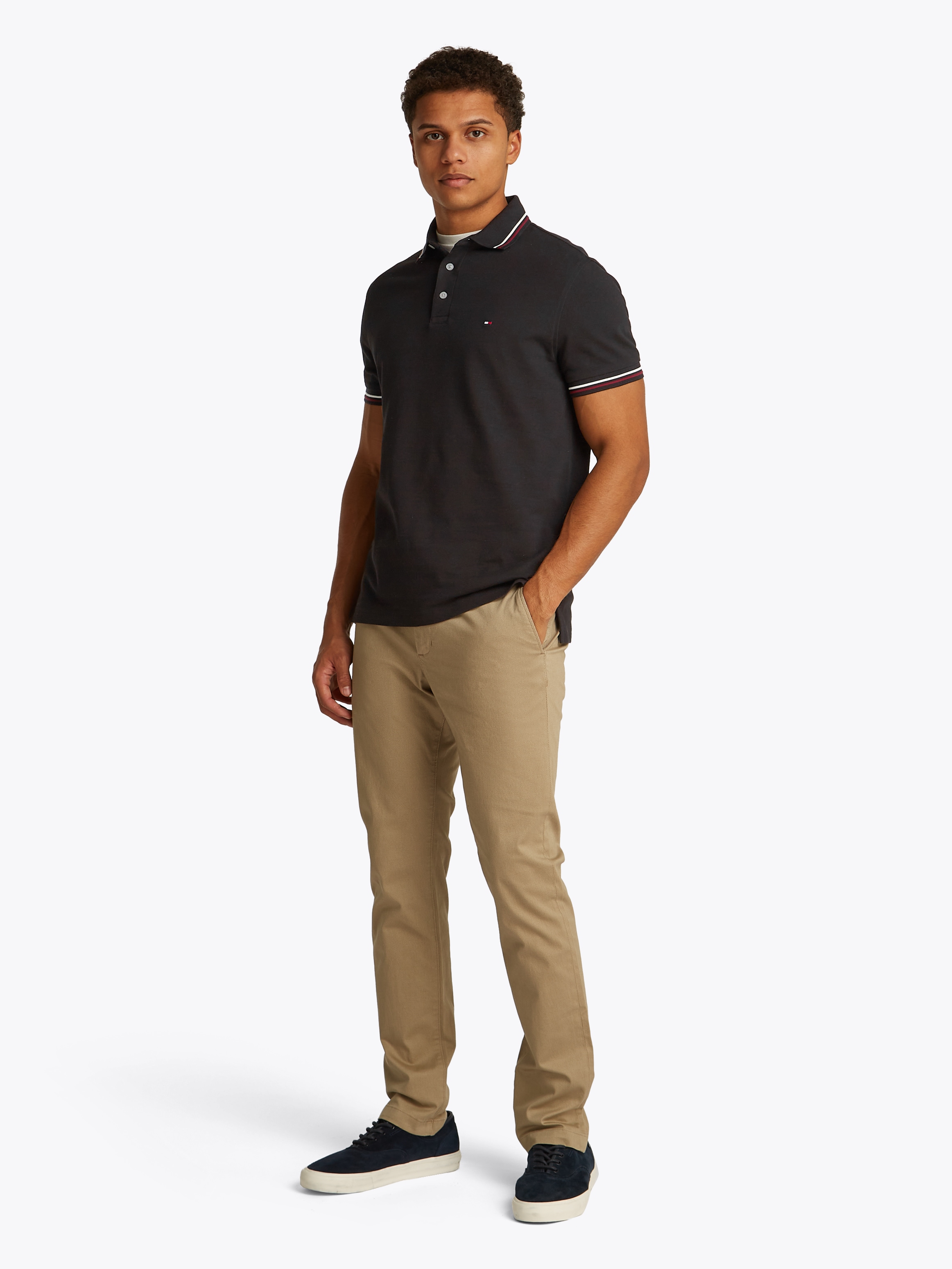 Tommy Hilfiger Polo »TIPPED SLIM FIT POLO« mit Kontrast-Details