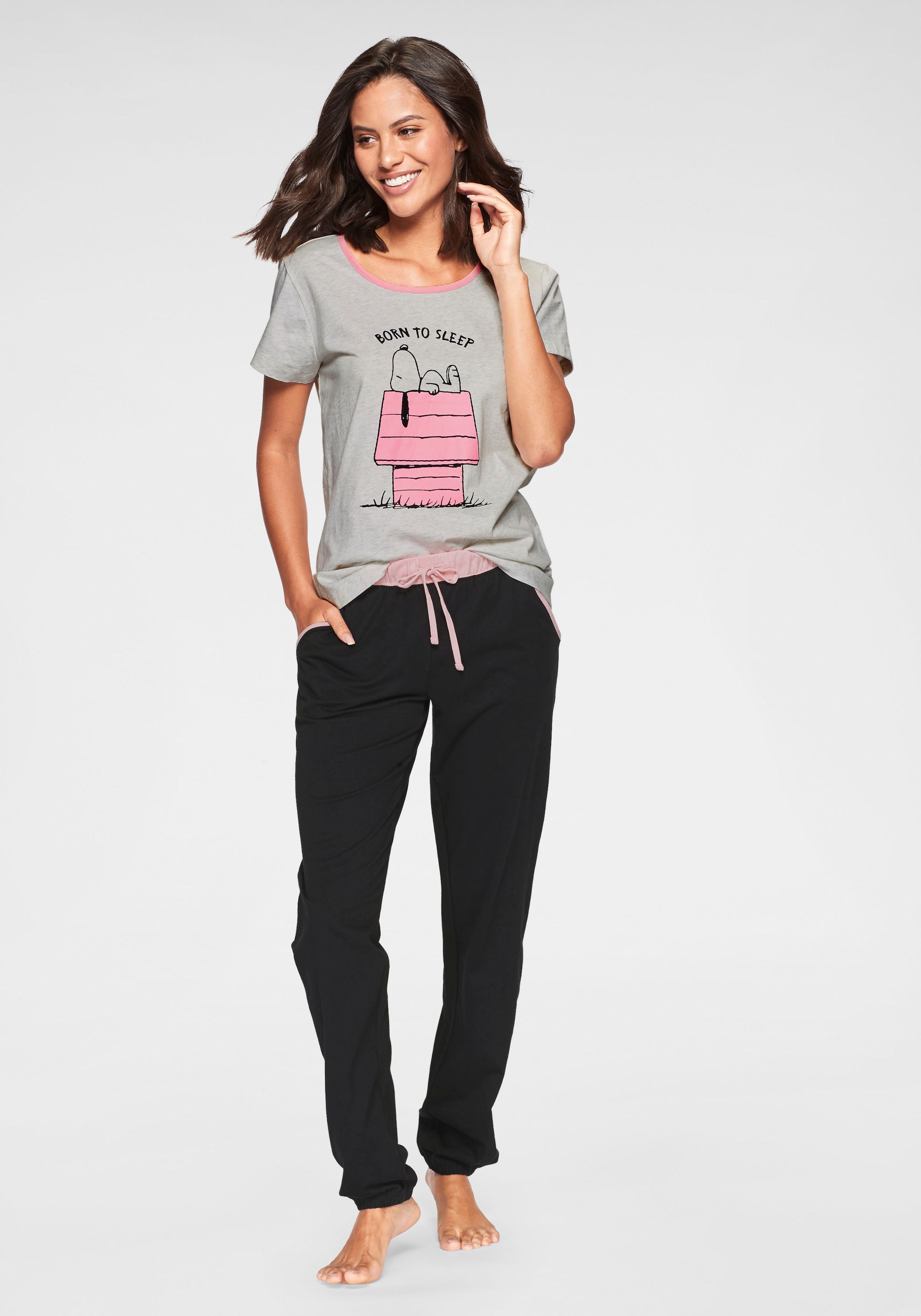 Image of Peanuts Pyjama Set, 2 tlg. mit Snoopy-Print