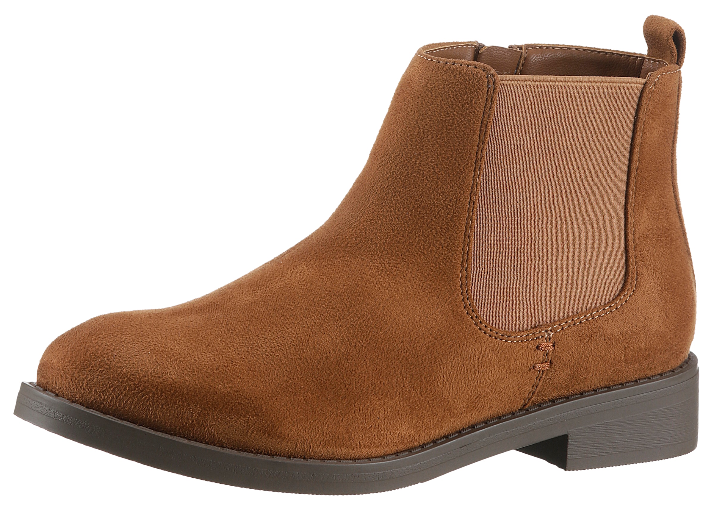 Image of Aniston SHOES Chelseaboots Stiefelette, Blockabsatz, mit breitem Stretch