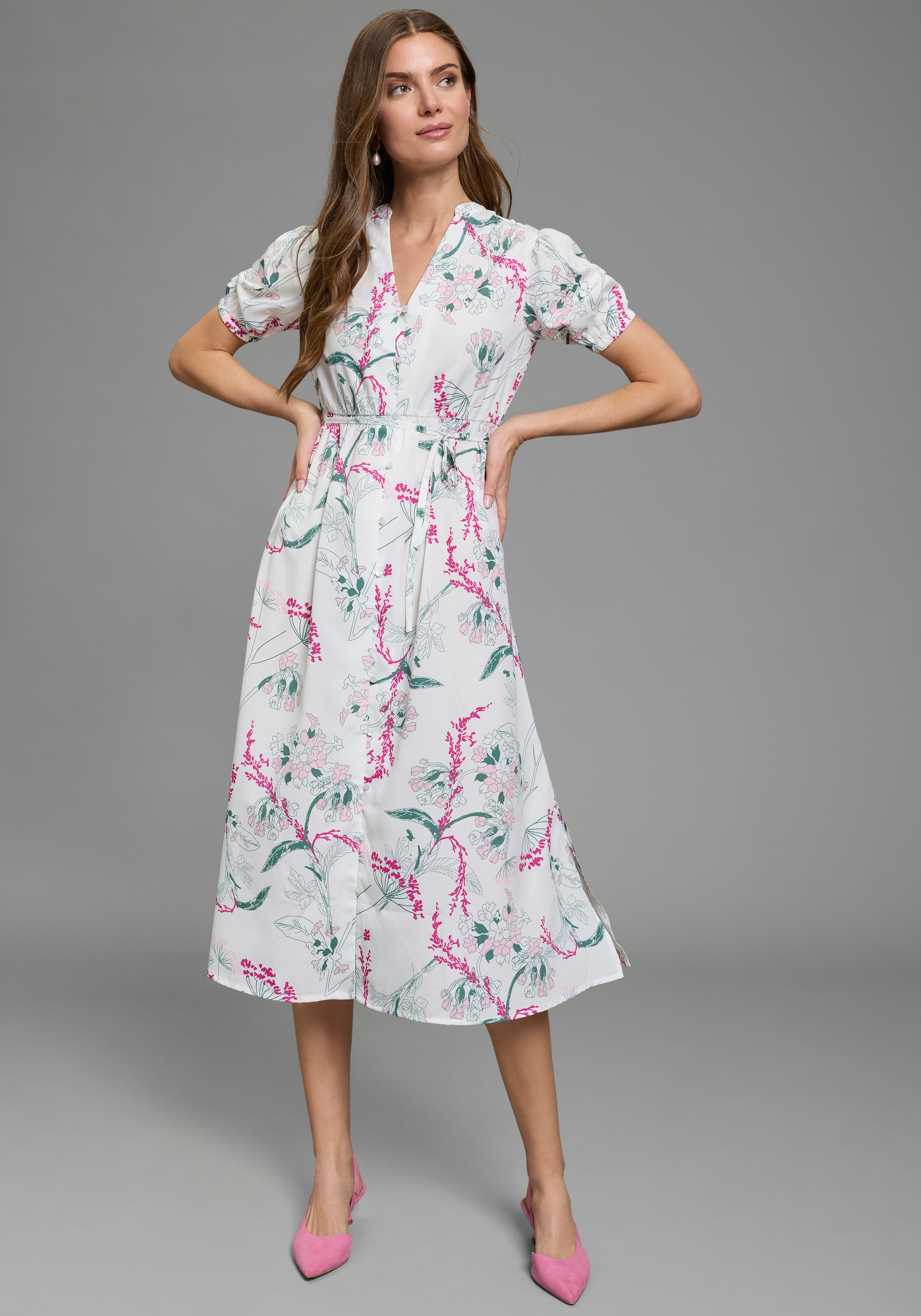 Image of Laura Scott Blusenkleid femininer Stil, für vielseitige Anlässe, aus Polyester