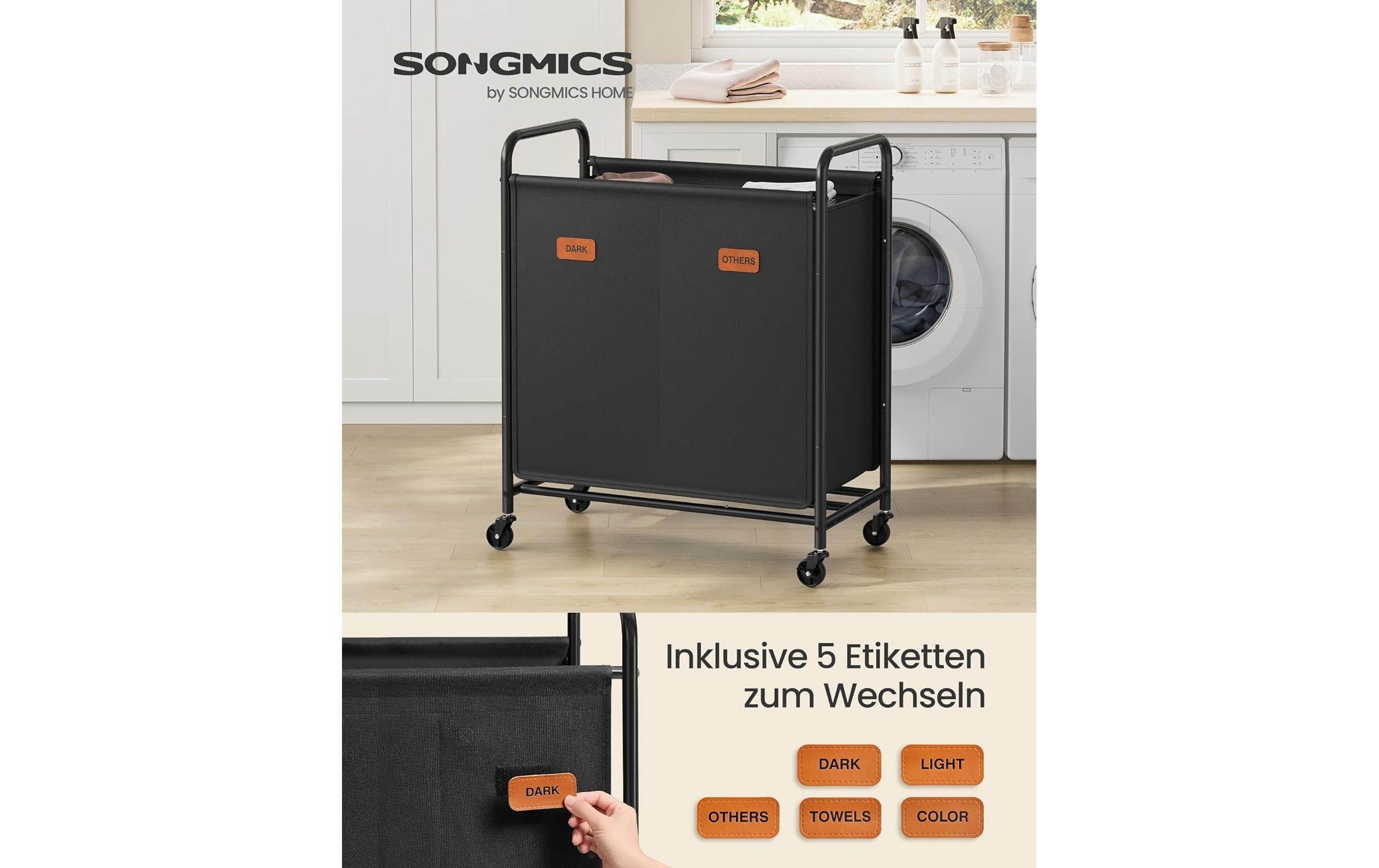 SONGMICS Panier à linge »mit Rädern 140 l«