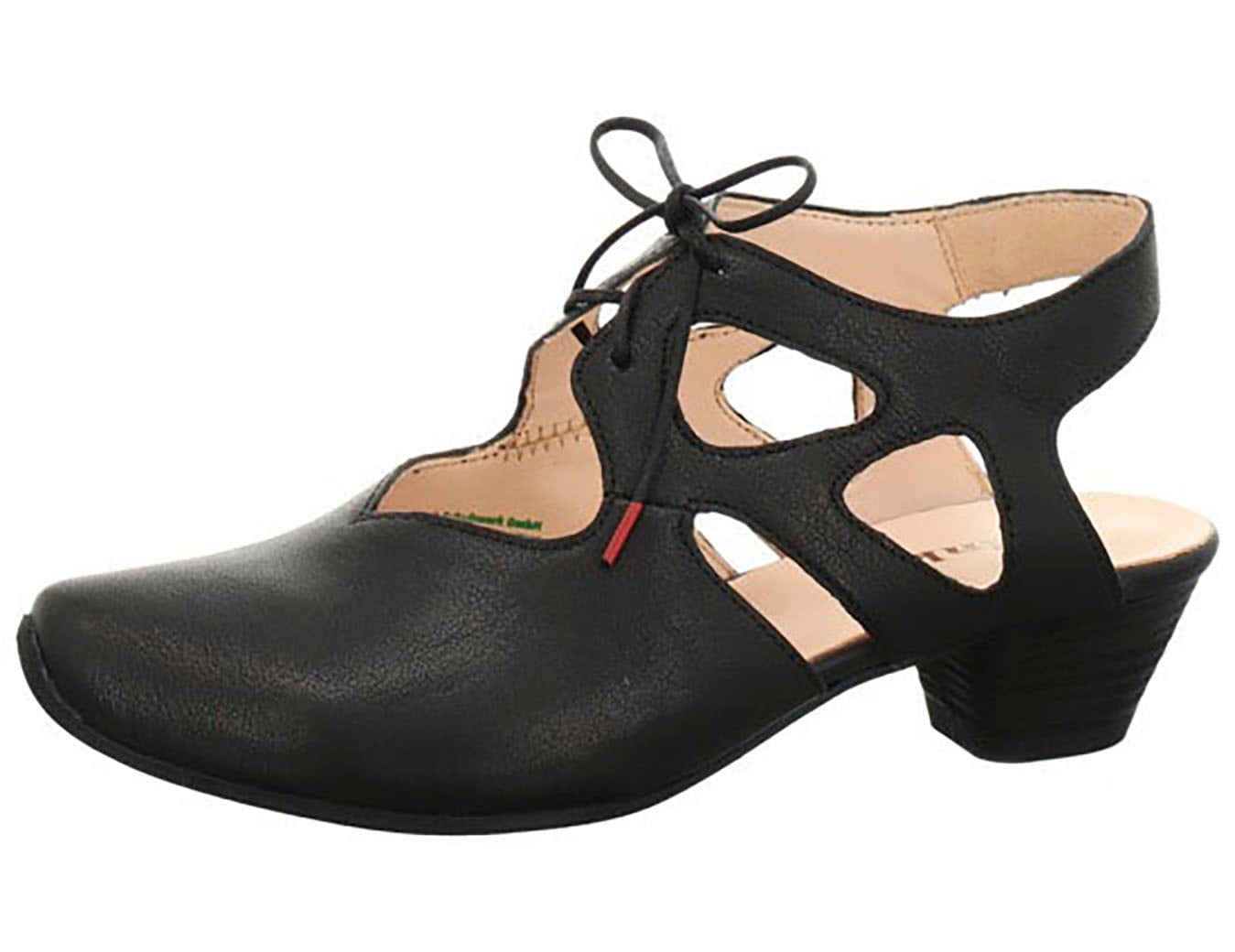 Think! Slingpumps »DAMEN«, Schnürpumps, Sommerschuh, Trichterabsatz, mit feiner Musterung