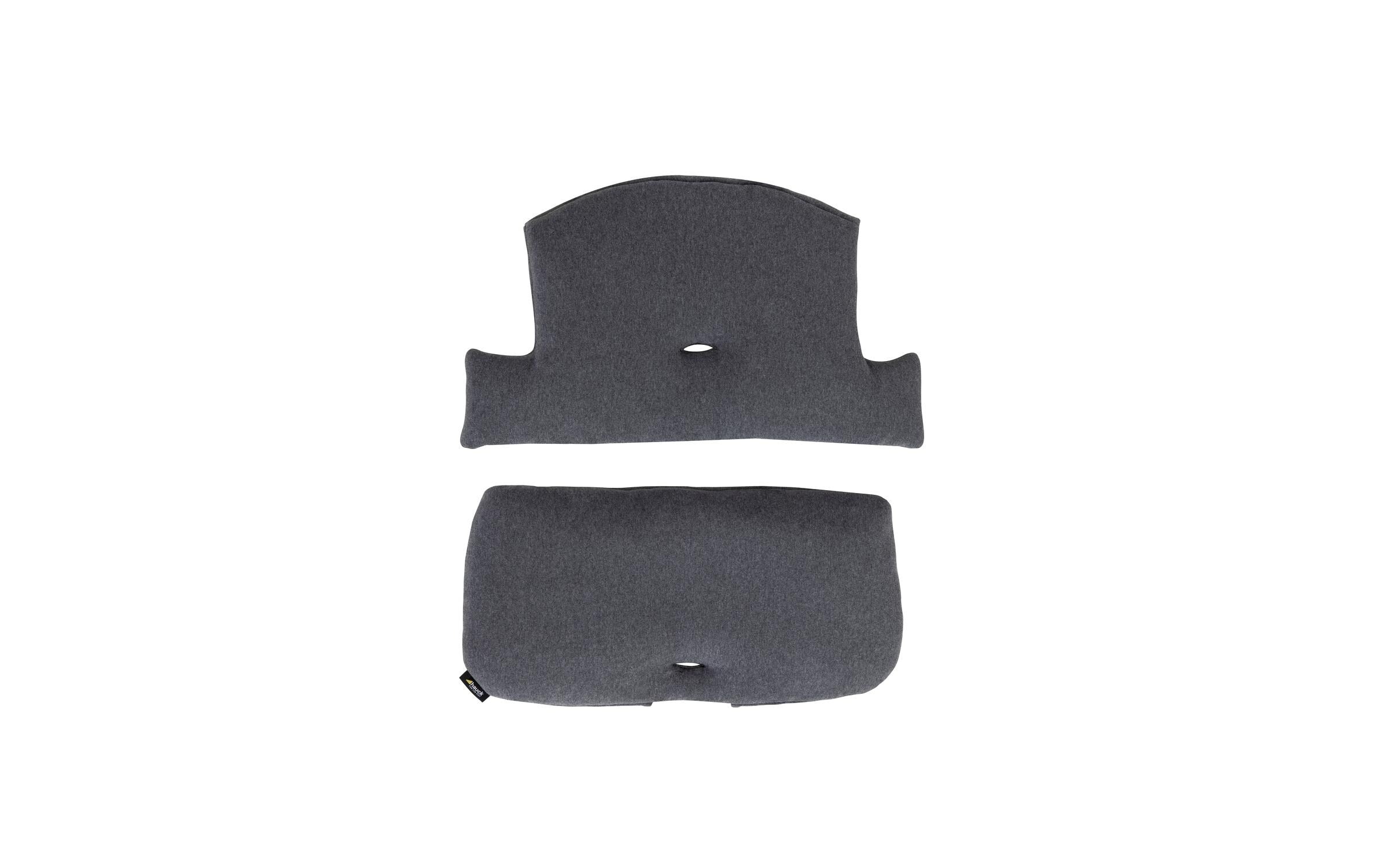 Hauck Housse de siège pour enfant »Select, jersey charcoal« pour la chaise haute en bois ALPHA+ et d'autres modèles
