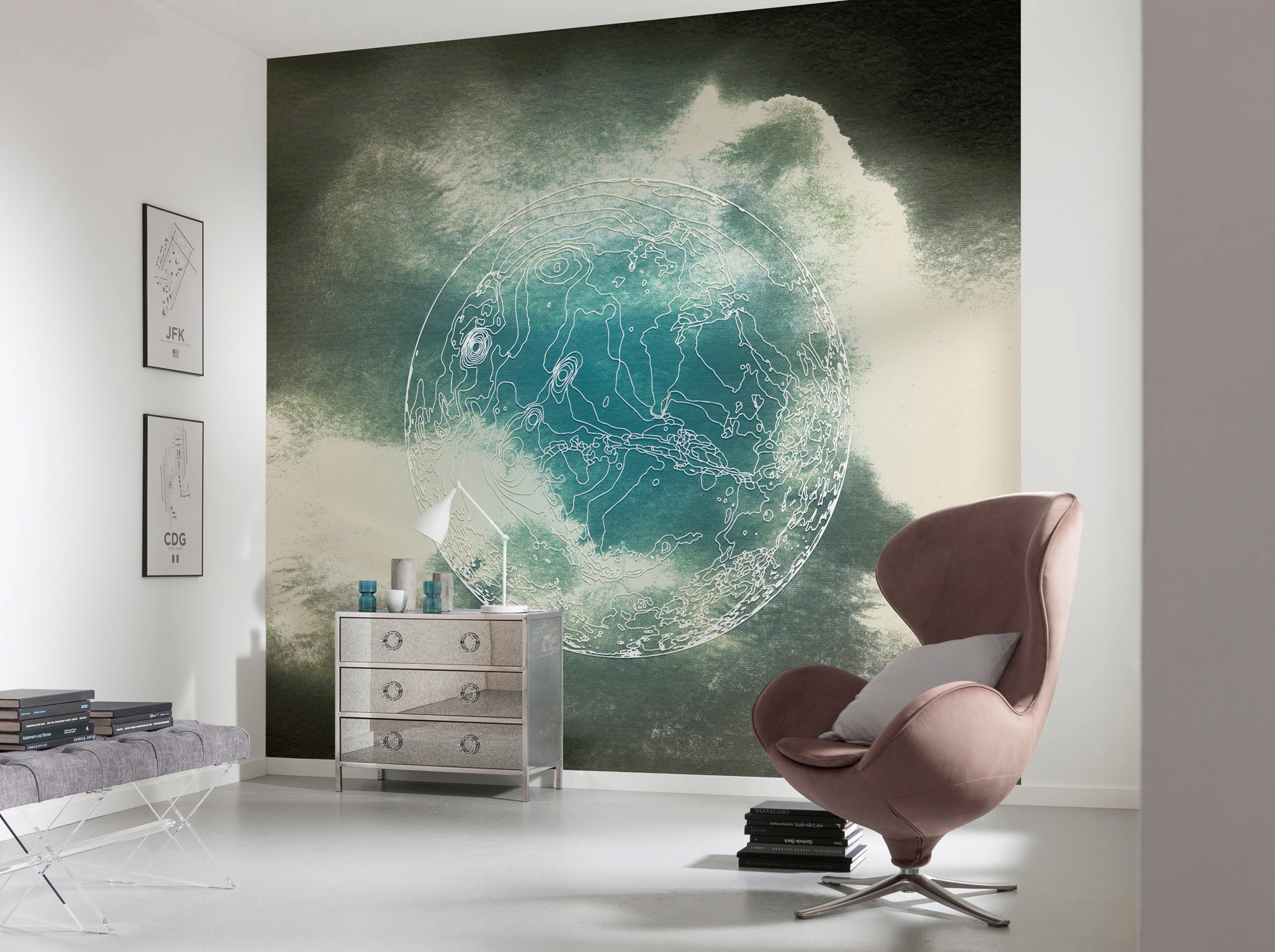 Komar Vliestapete »Digitaldruck Vlies - Surreal Planet - Grösse 300 x 280 cm«, bedruckt, Kinderzimmer