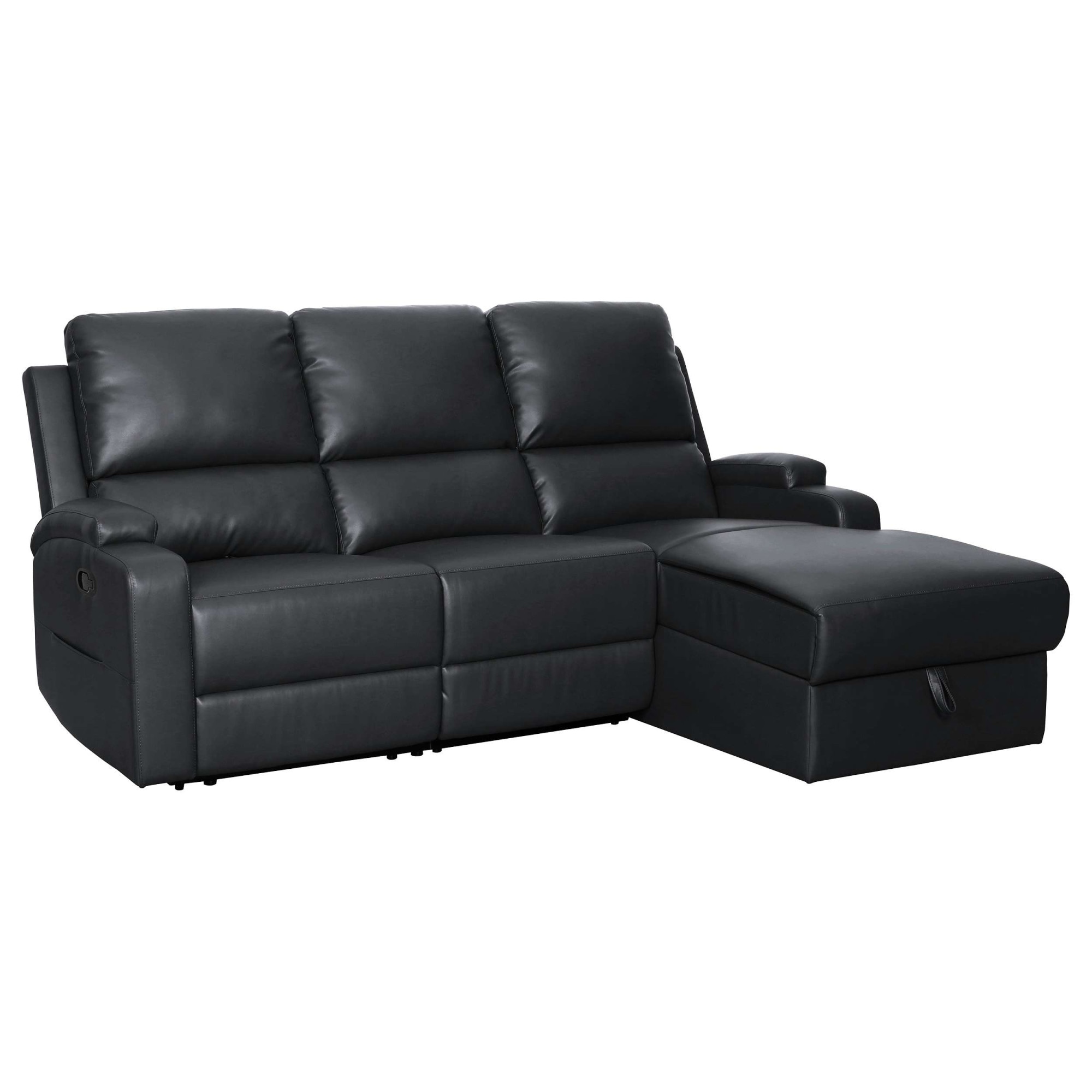 GOODproduct Ecksofa »NAPORI Kunstleder, Multimediasofa, L-Form« man. oder elektr. Relaxfuntion, USB-A bei elektr. Variante, Staukasten
