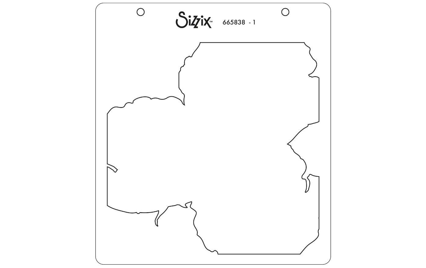 Sizzix Set créatif »Schablone Pfingstrosen 4er-Pack«
